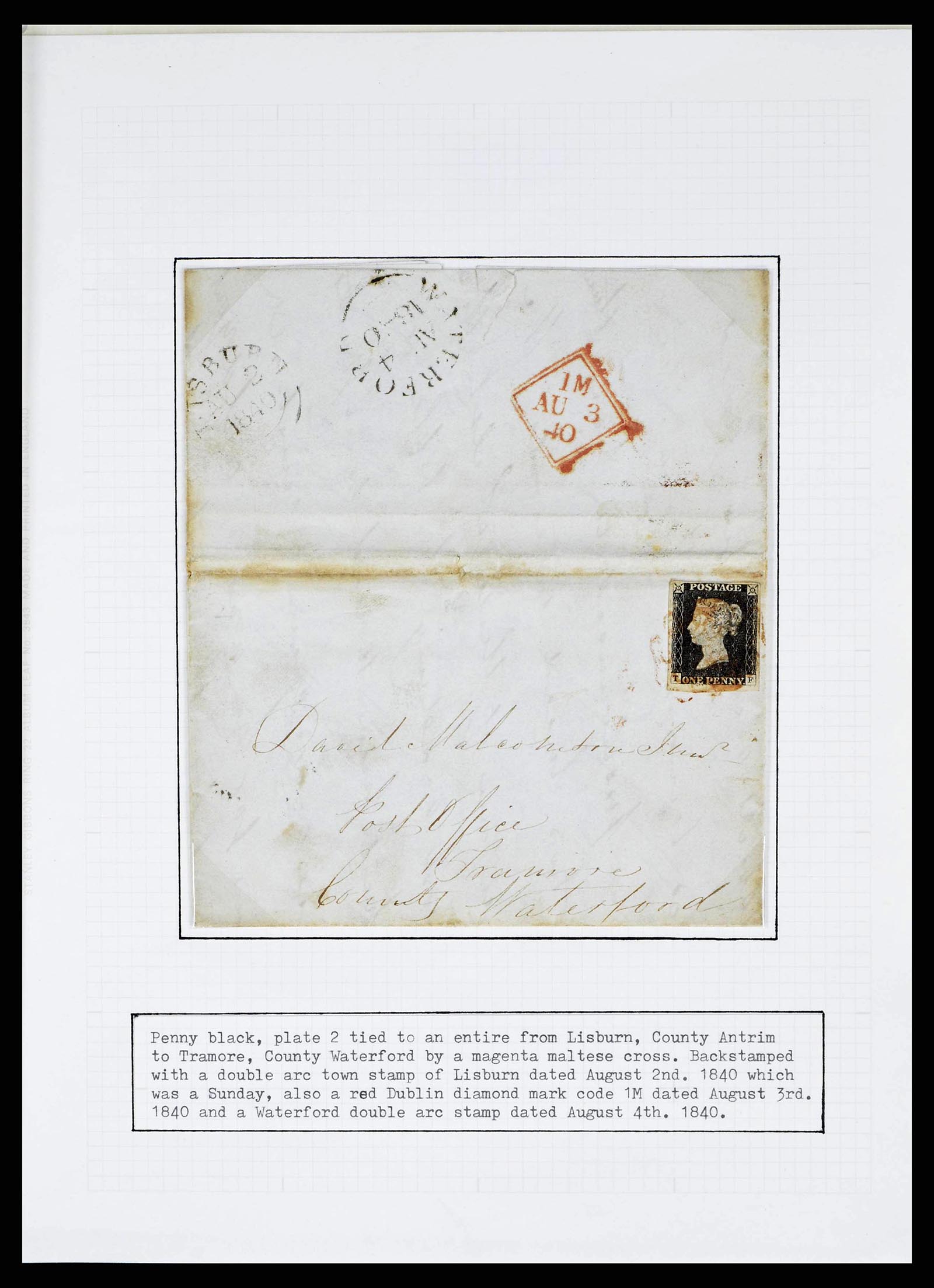 38336 0009 - Postzegelverzameling 38336 Ierland tentoonstellingscollectie brieven 
