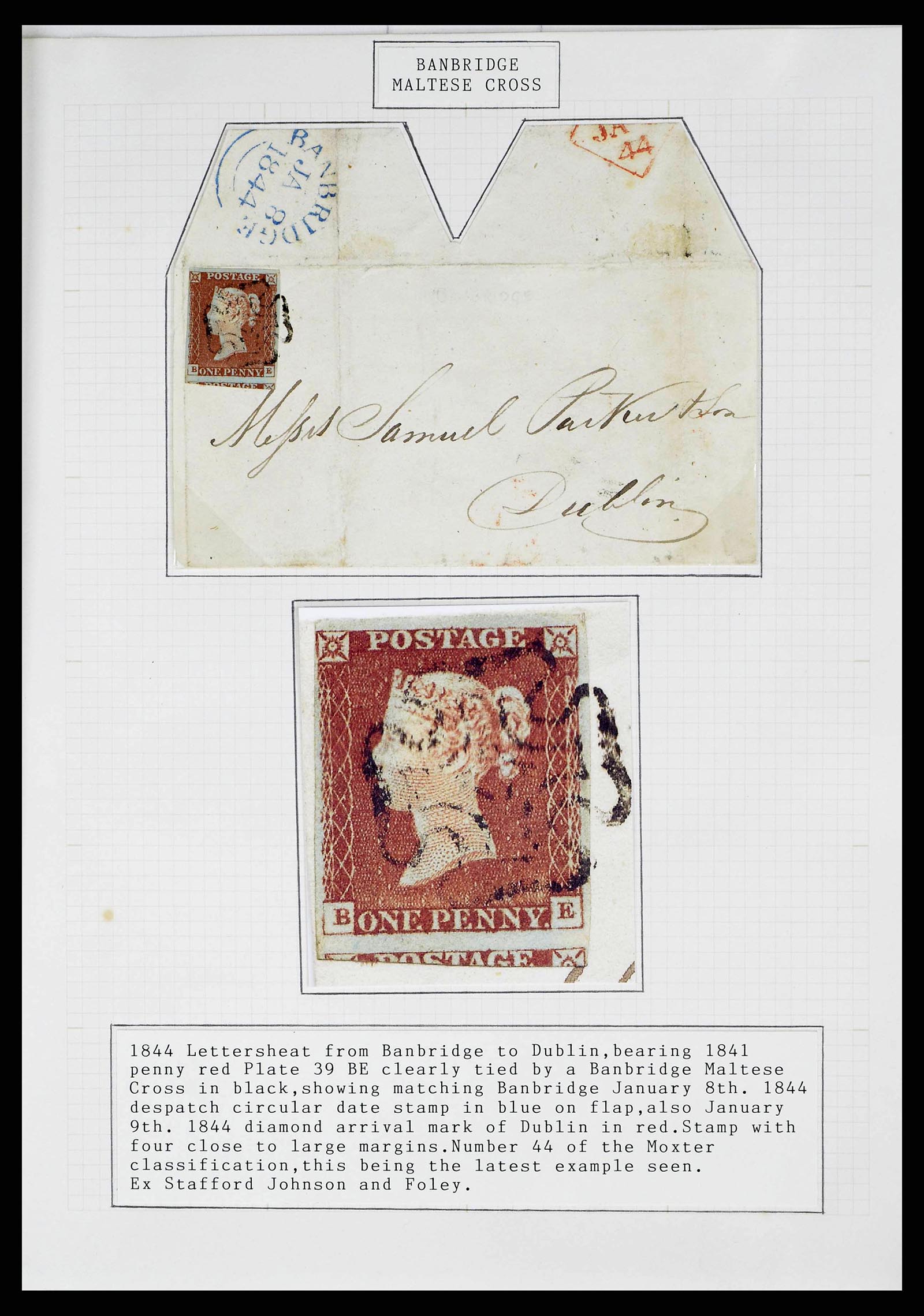 38336 0018 - Postzegelverzameling 38336 Ierland tentoonstellingscollectie brieven 