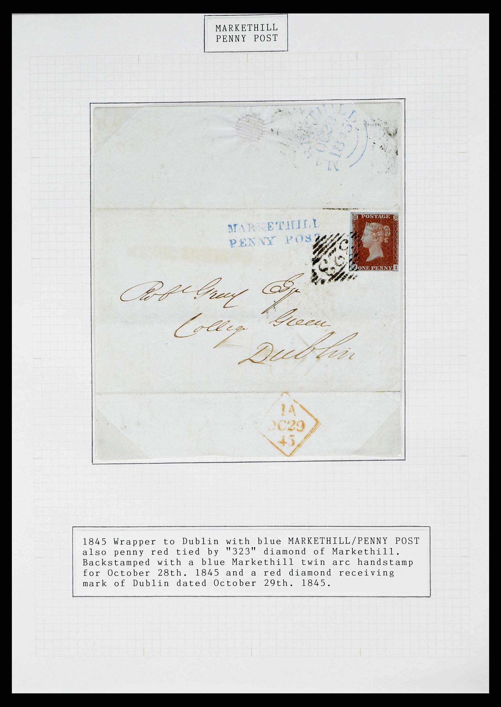 38336 0019 - Postzegelverzameling 38336 Ierland tentoonstellingscollectie brieven 