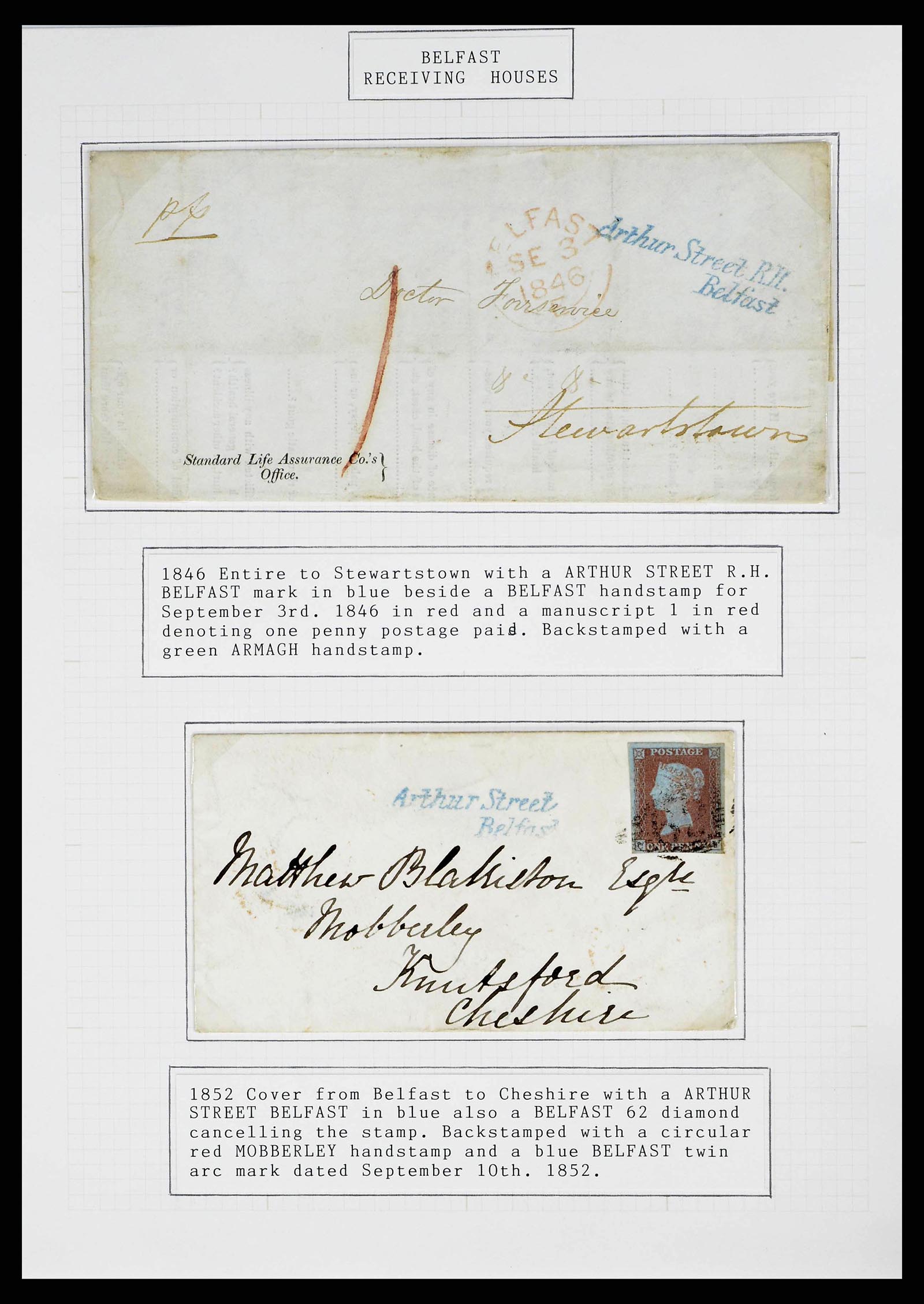 38336 0020 - Postzegelverzameling 38336 Ierland tentoonstellingscollectie brieven 