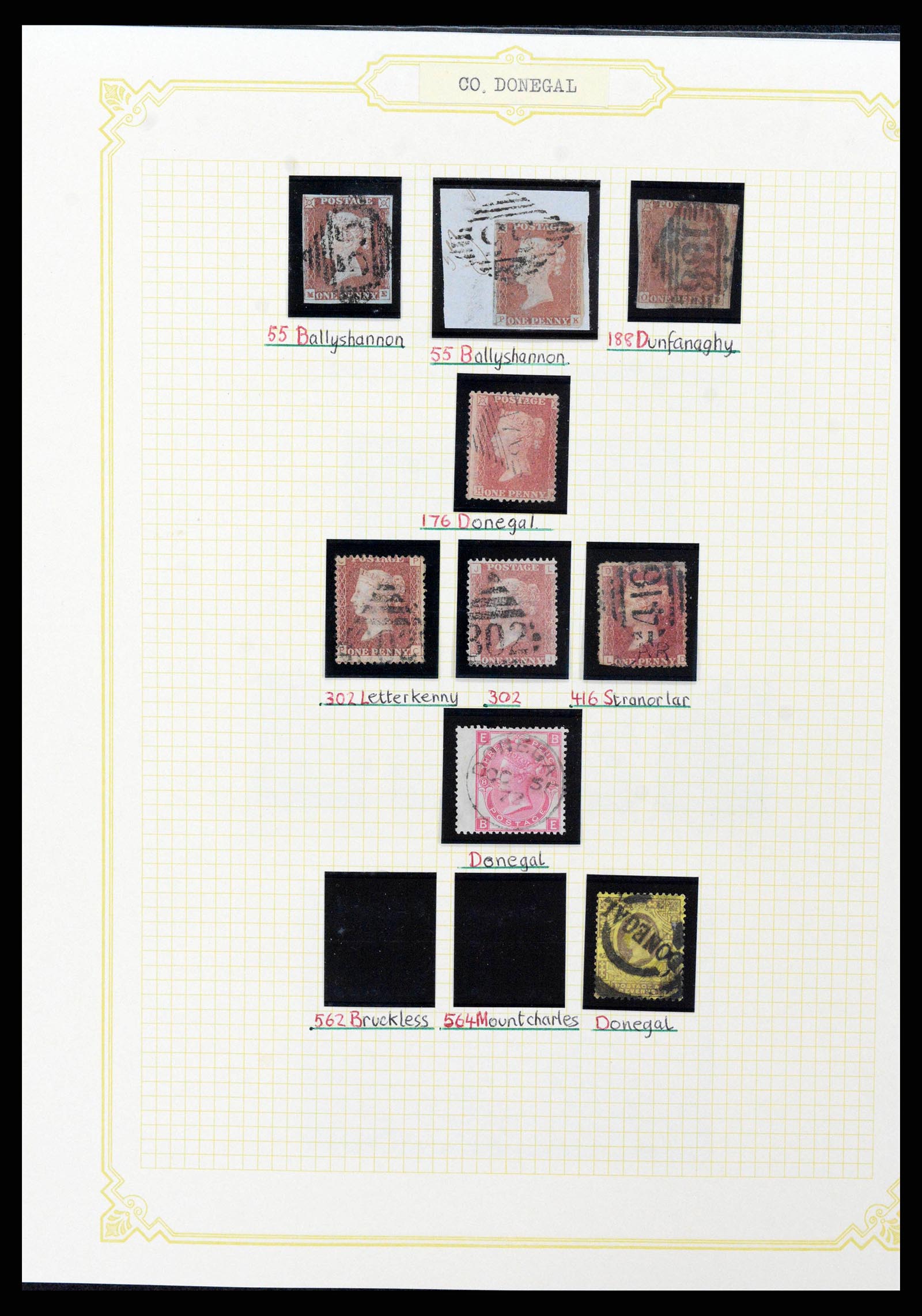38337 0034 - Postzegelverzameling 38337 Ierland brieven 1721 (!)-1922.