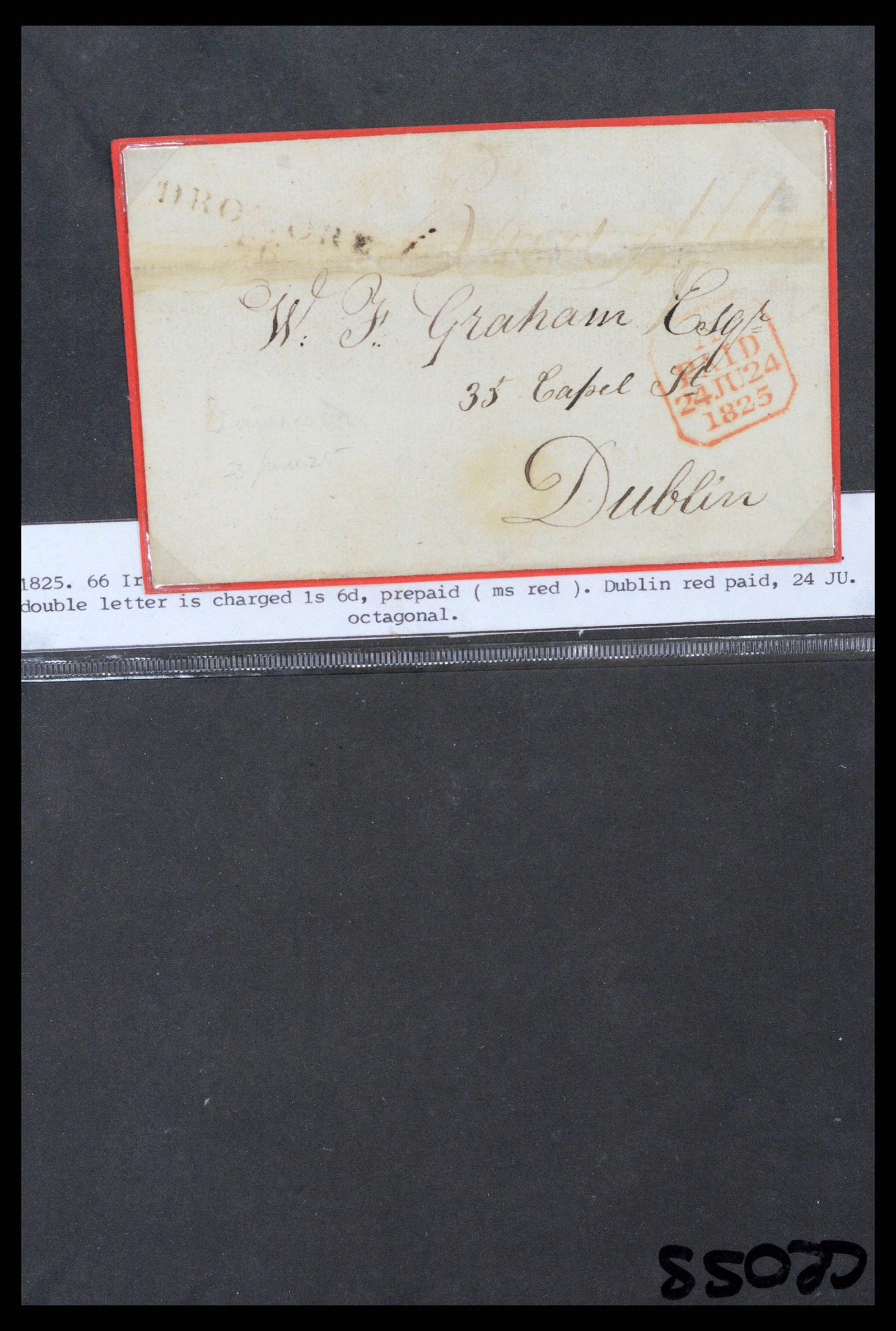 38337 0217 - Postzegelverzameling 38337 Ierland brieven 1721 (!)-1922.
