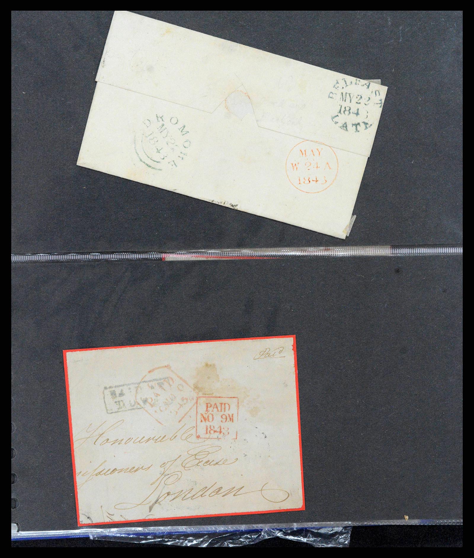 38337 0222 - Postzegelverzameling 38337 Ierland brieven 1721 (!)-1922.