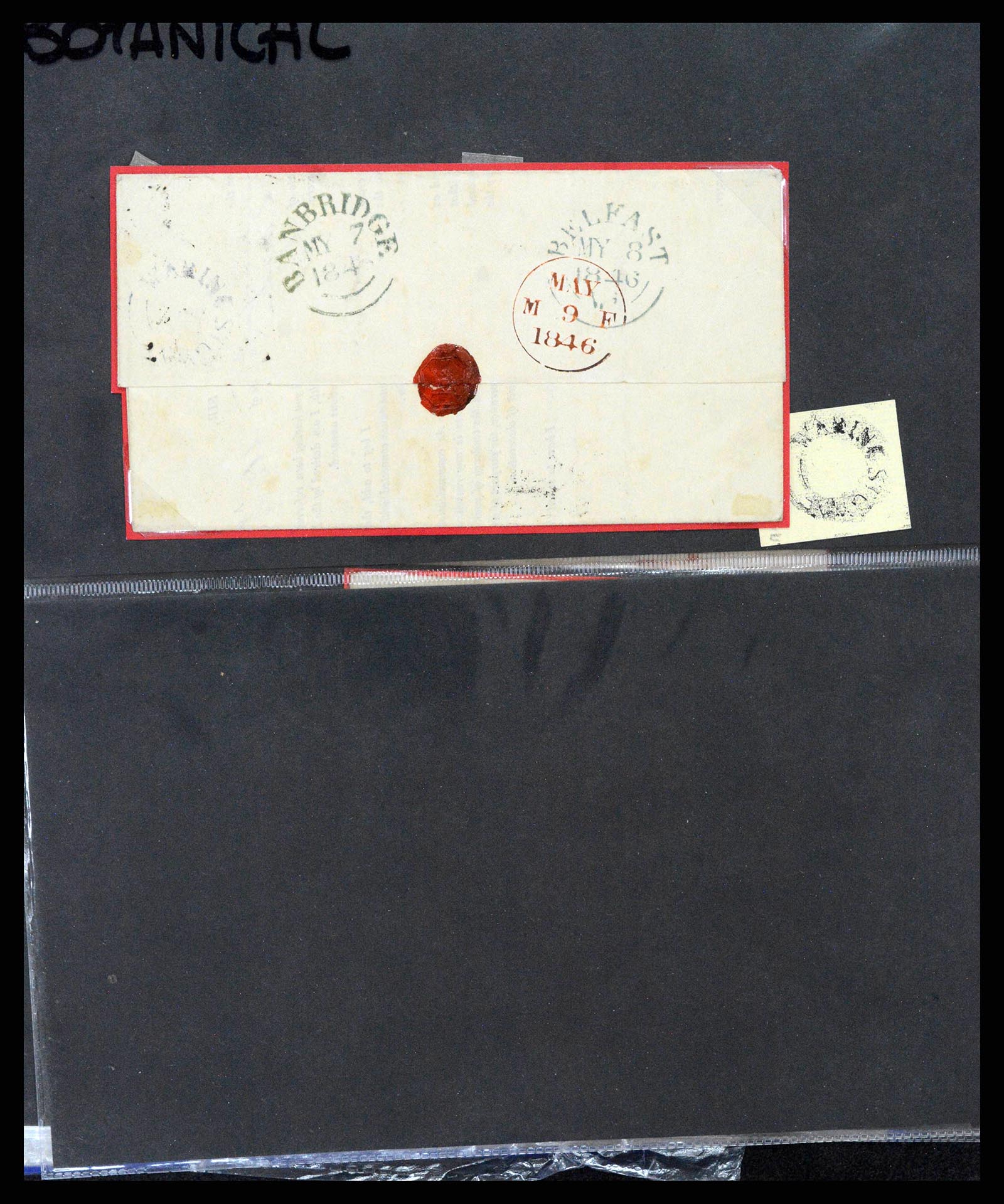 38337 0223 - Postzegelverzameling 38337 Ierland brieven 1721 (!)-1922.