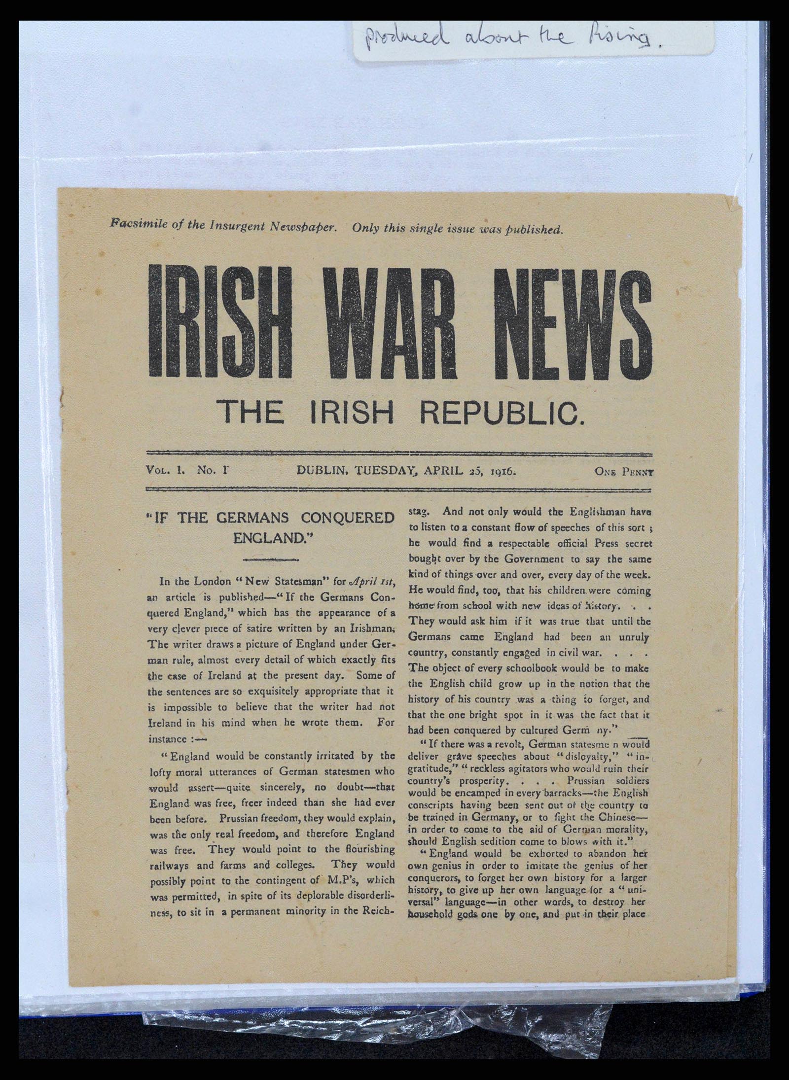38337 0229 - Postzegelverzameling 38337 Ierland brieven 1721 (!)-1922.