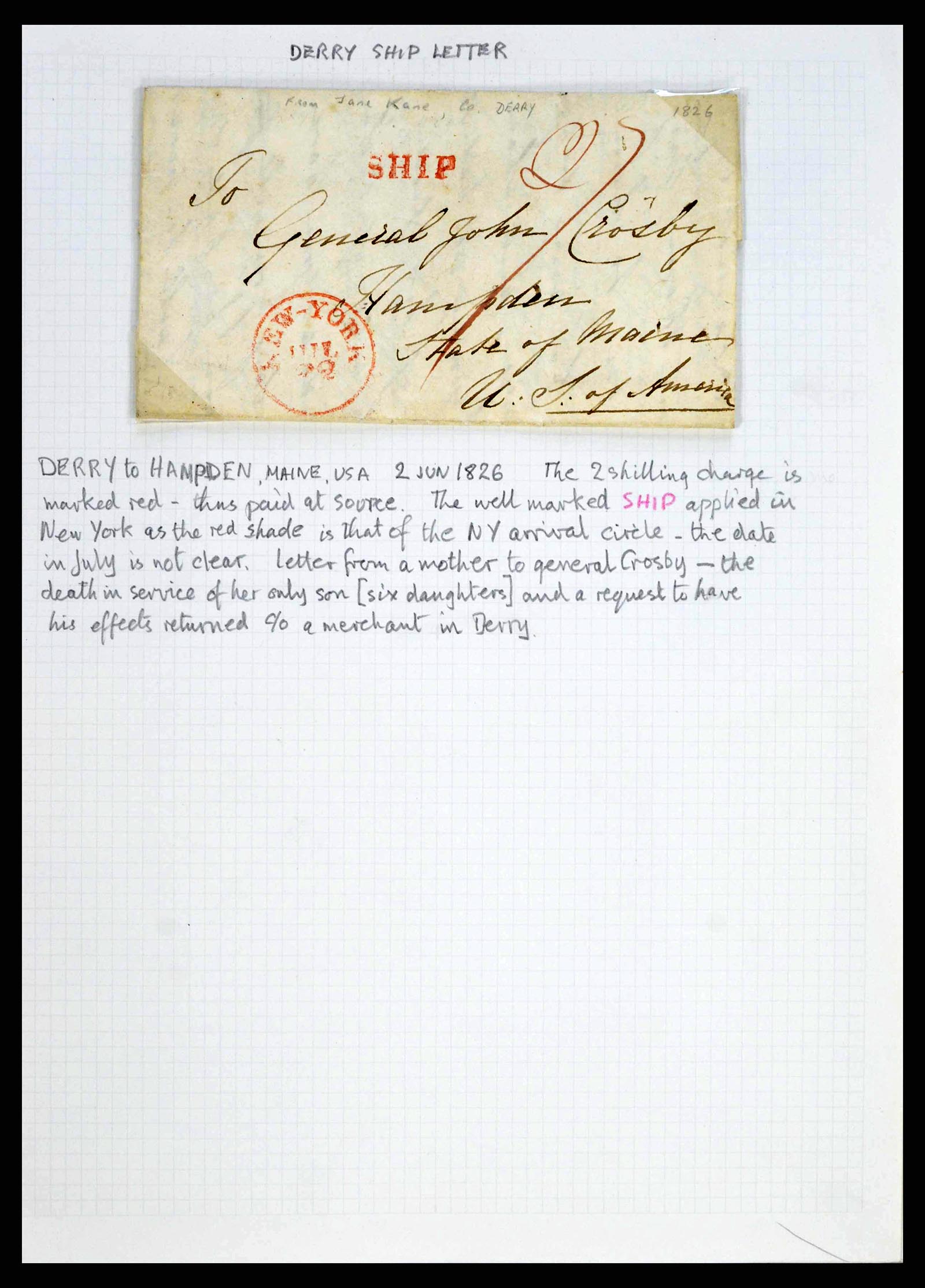 38338 0018 - Postzegelverzameling 38338 Ierland brieven 1763 (!)-1950.