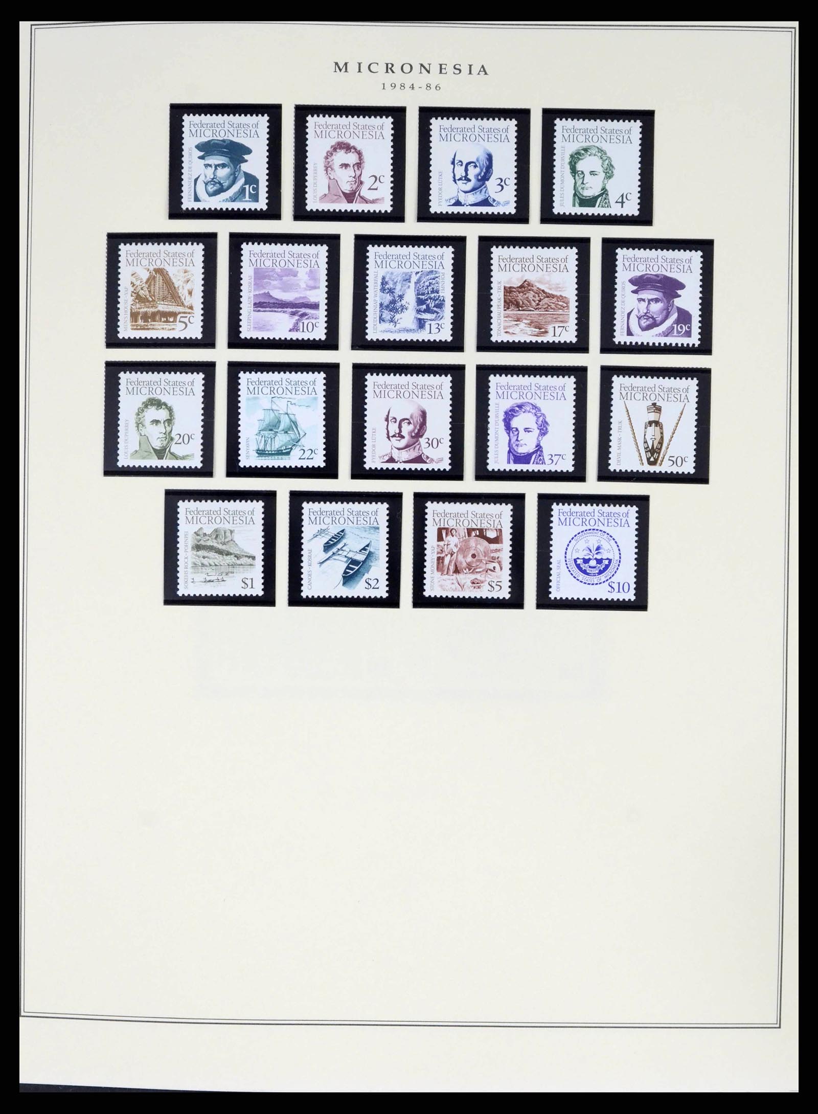 38341 0002 - Postzegelverzameling 38341 Micronesië 1983-2016!