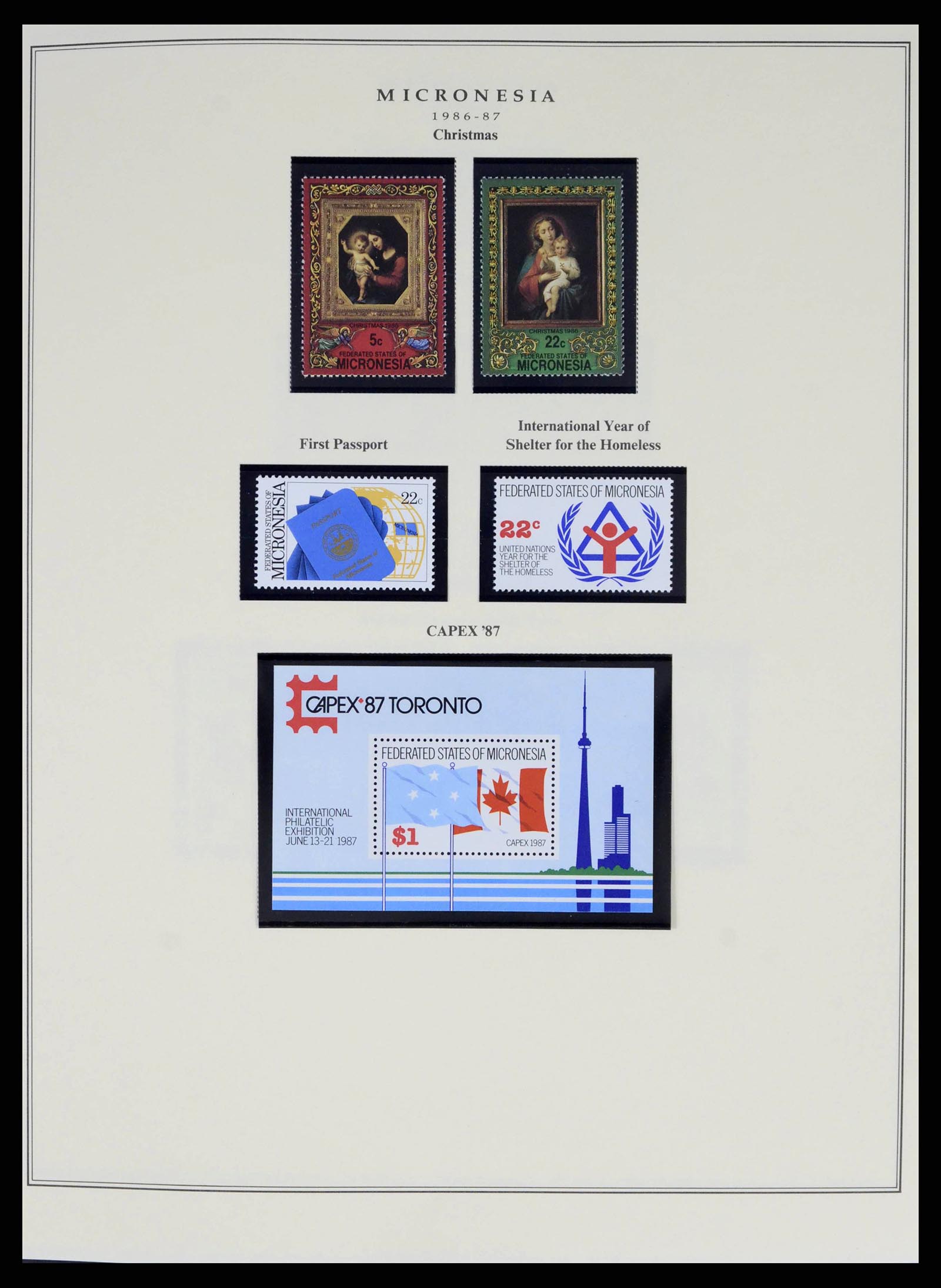 38341 0004 - Postzegelverzameling 38341 Micronesië 1983-2016!