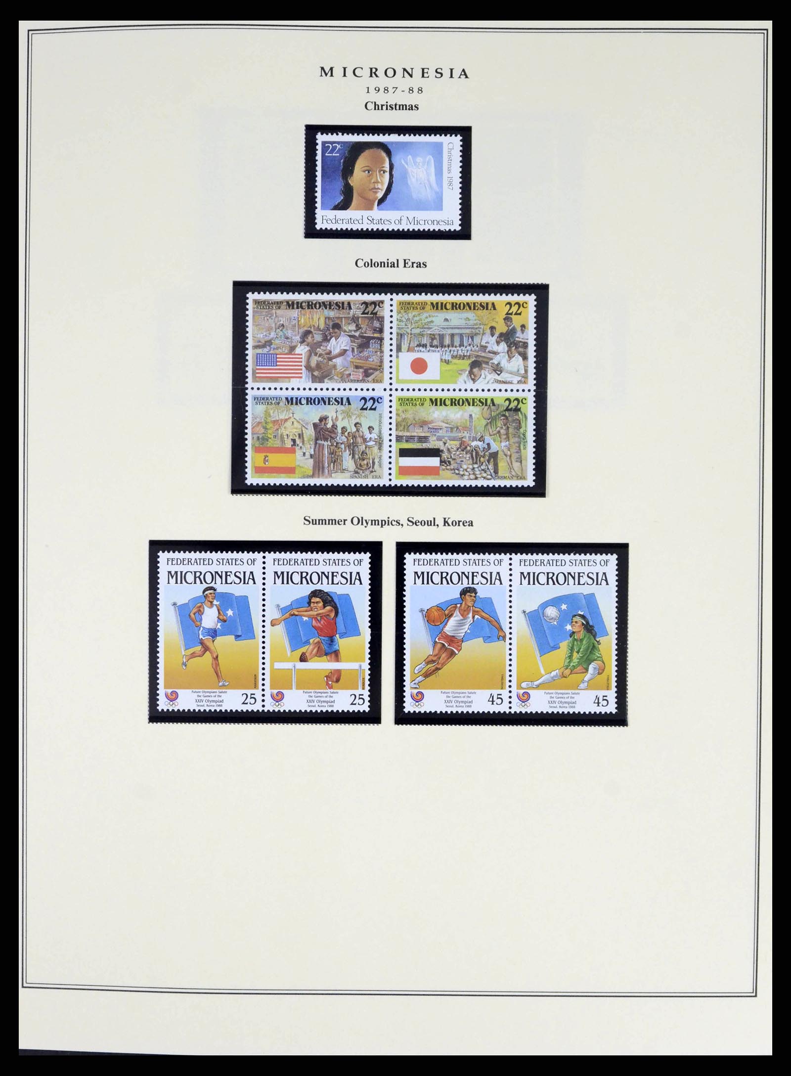 38341 0005 - Postzegelverzameling 38341 Micronesië 1983-2016!
