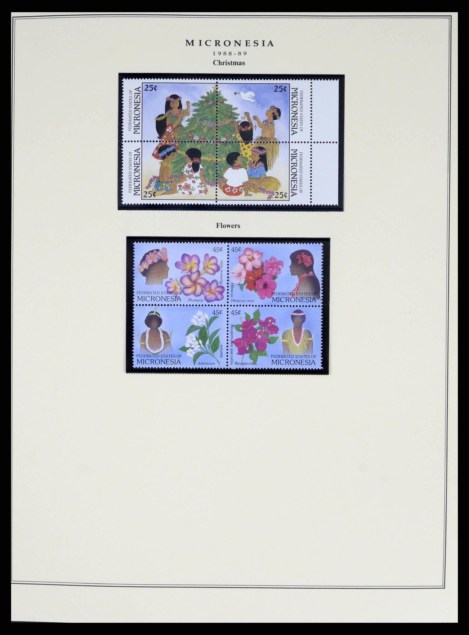 38341 0009 - Postzegelverzameling 38341 Micronesië 1983-2016!