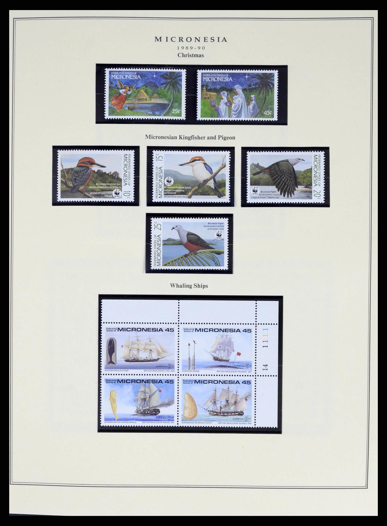 38341 0016 - Postzegelverzameling 38341 Micronesië 1983-2016!