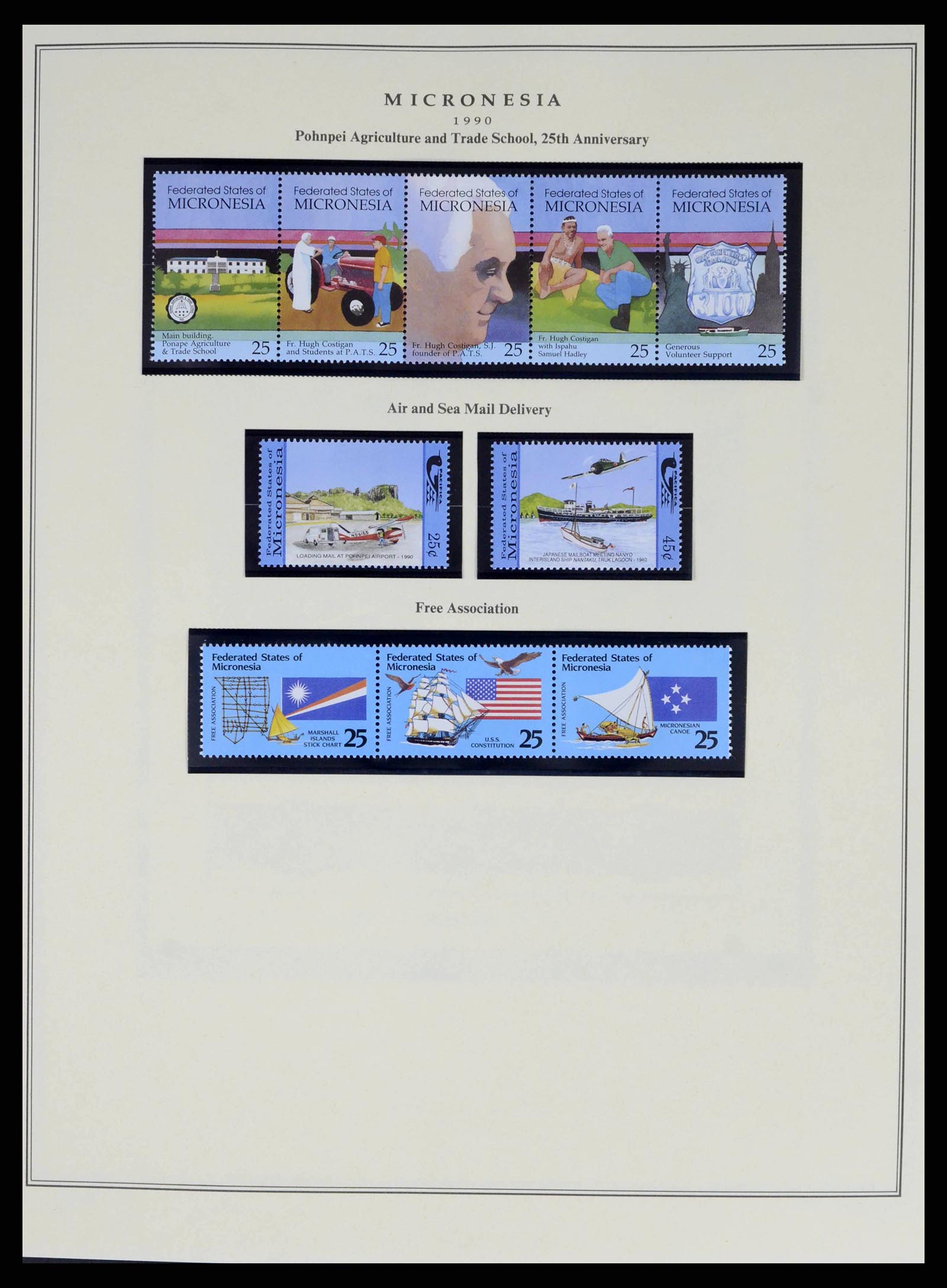 38341 0018 - Postzegelverzameling 38341 Micronesië 1983-2016!