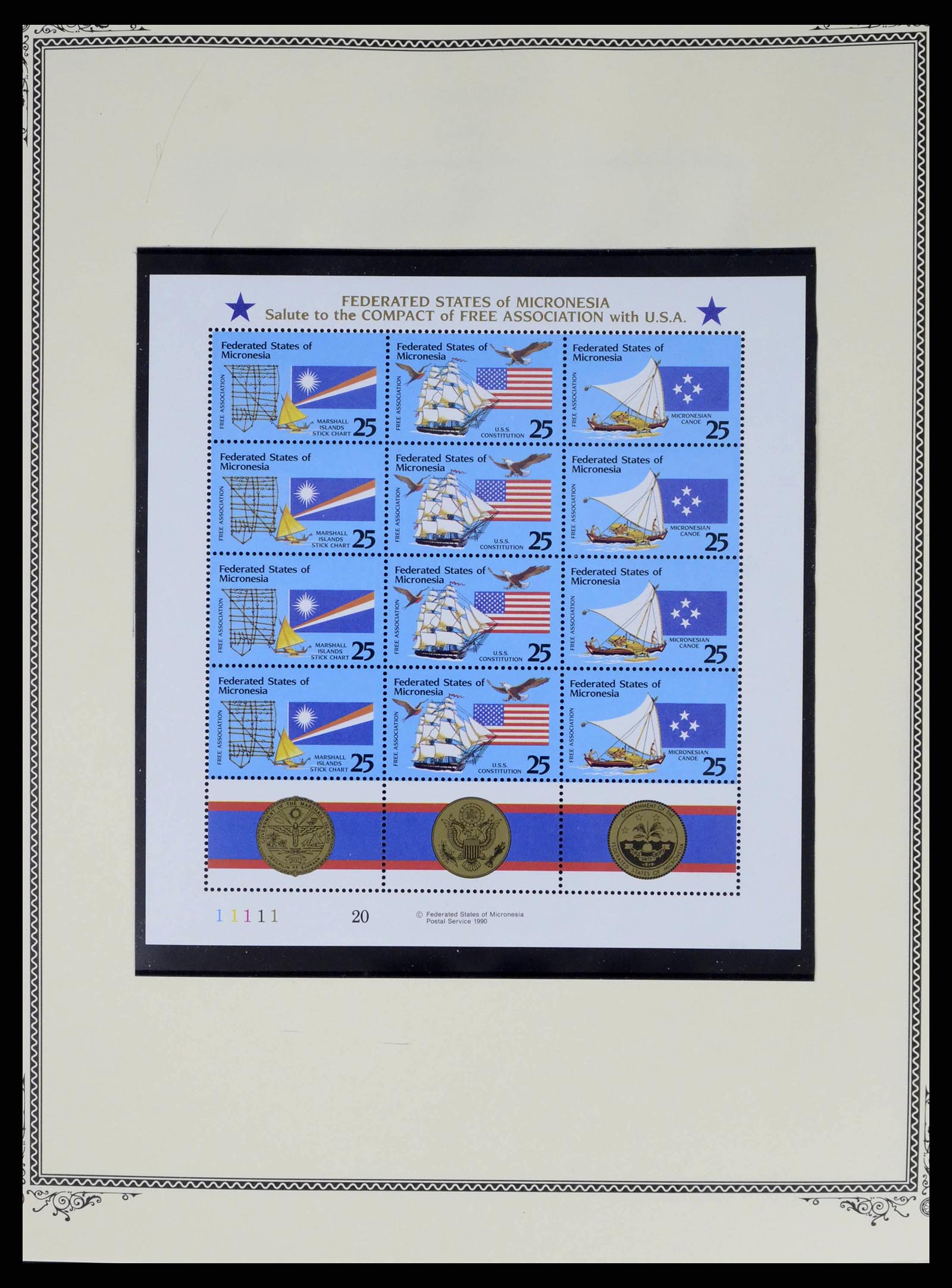 38341 0019 - Postzegelverzameling 38341 Micronesië 1983-2016!