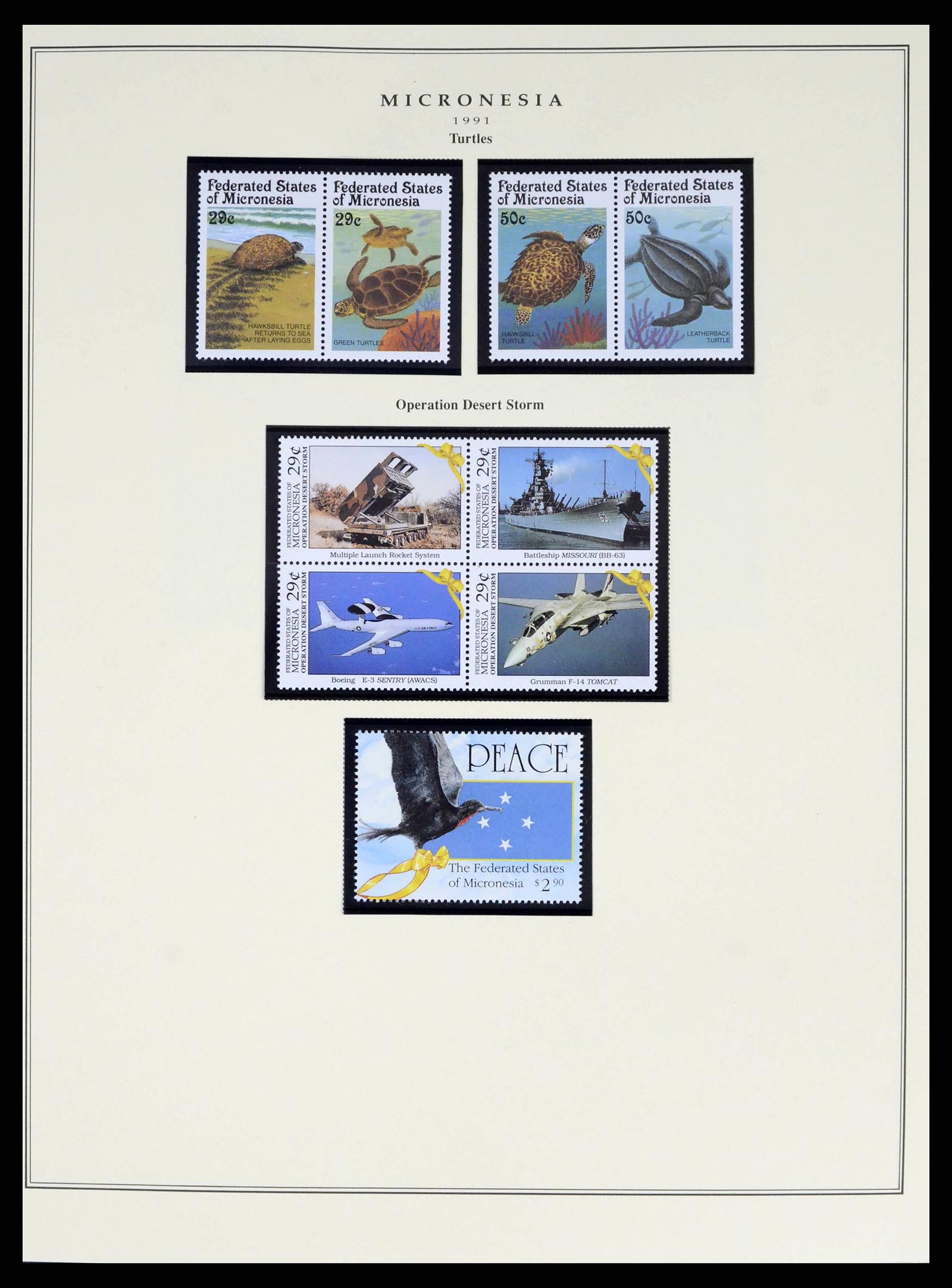 38341 0022 - Postzegelverzameling 38341 Micronesië 1983-2016!