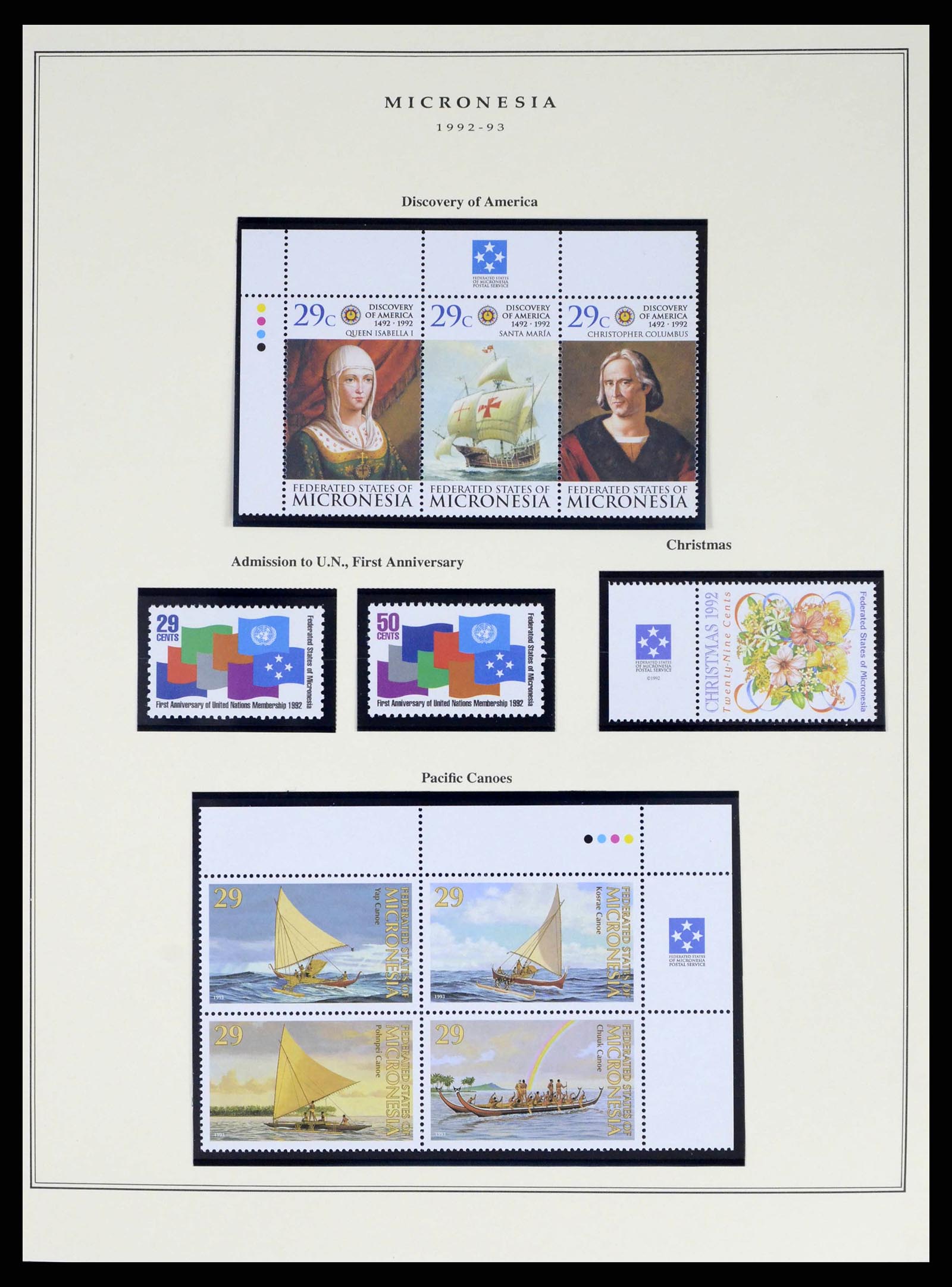 38341 0028 - Postzegelverzameling 38341 Micronesië 1983-2016!