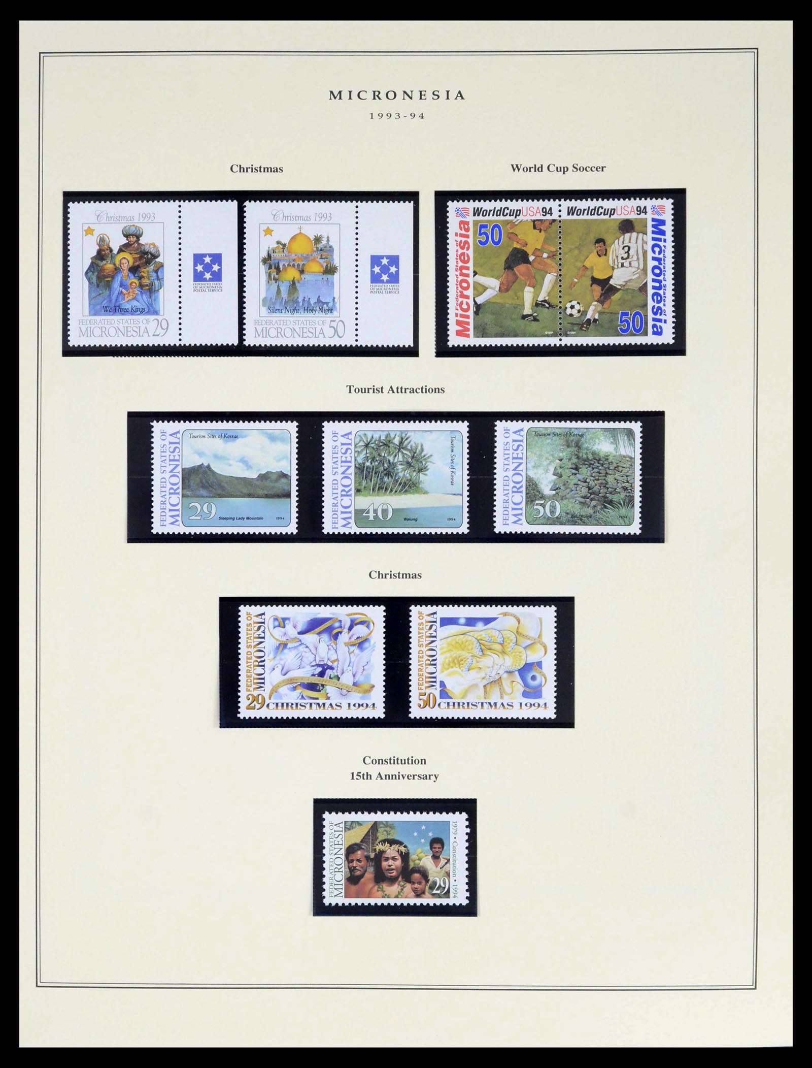 38341 0036 - Postzegelverzameling 38341 Micronesië 1983-2016!