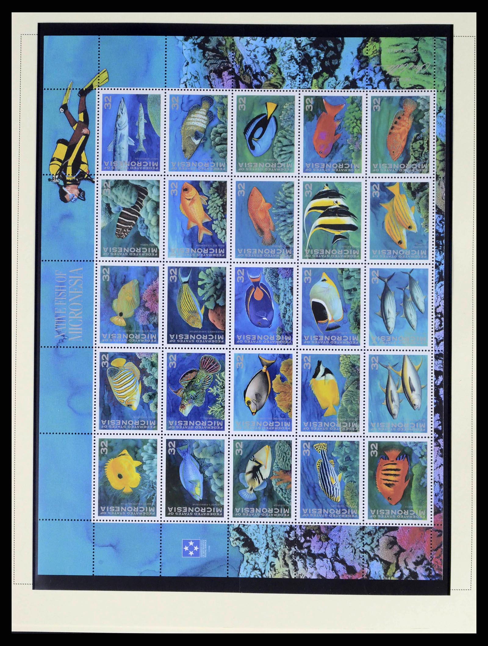38341 0046 - Postzegelverzameling 38341 Micronesië 1983-2016!