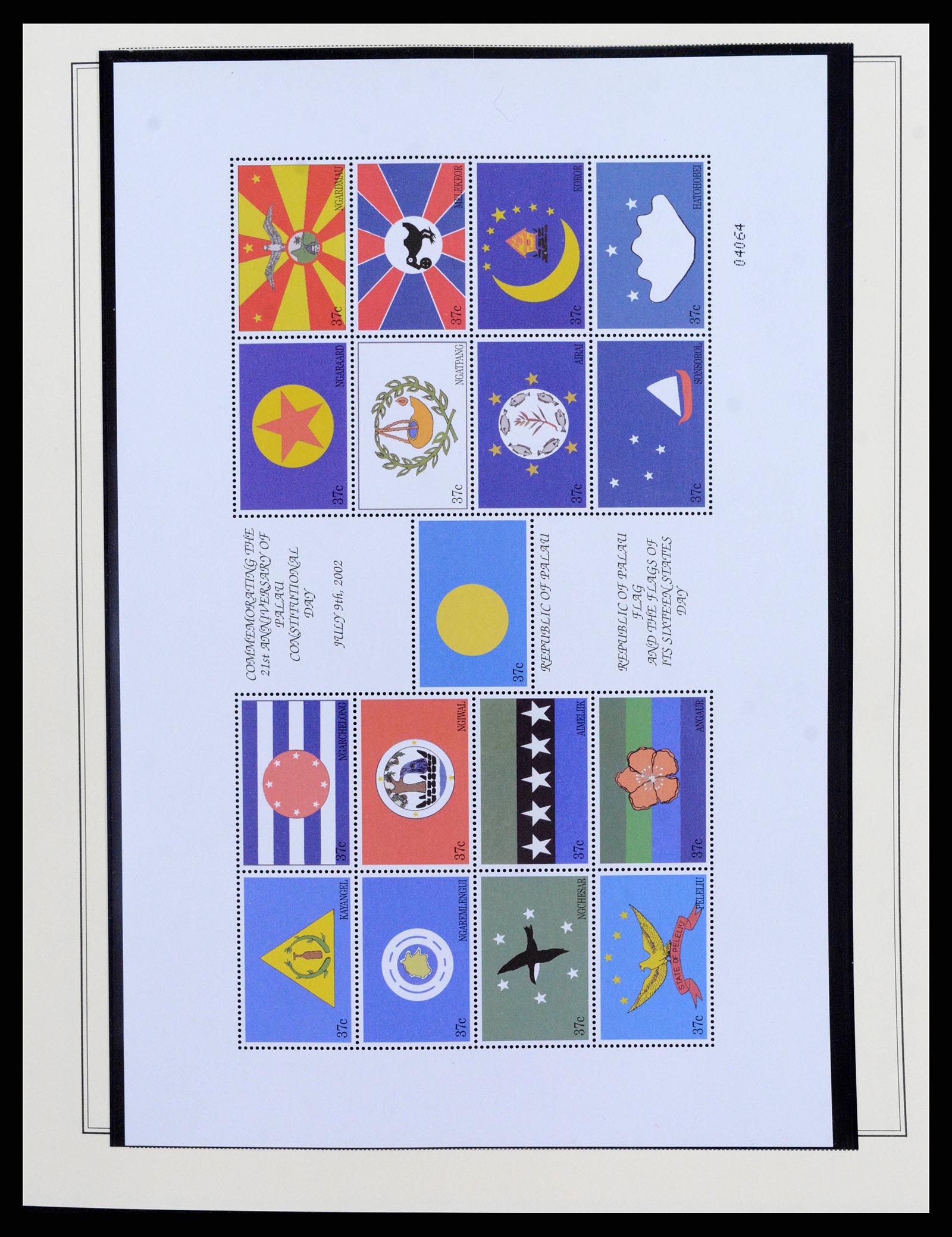 38342 0014 - Postzegelverzameling 38342 Palau 1984-2016!