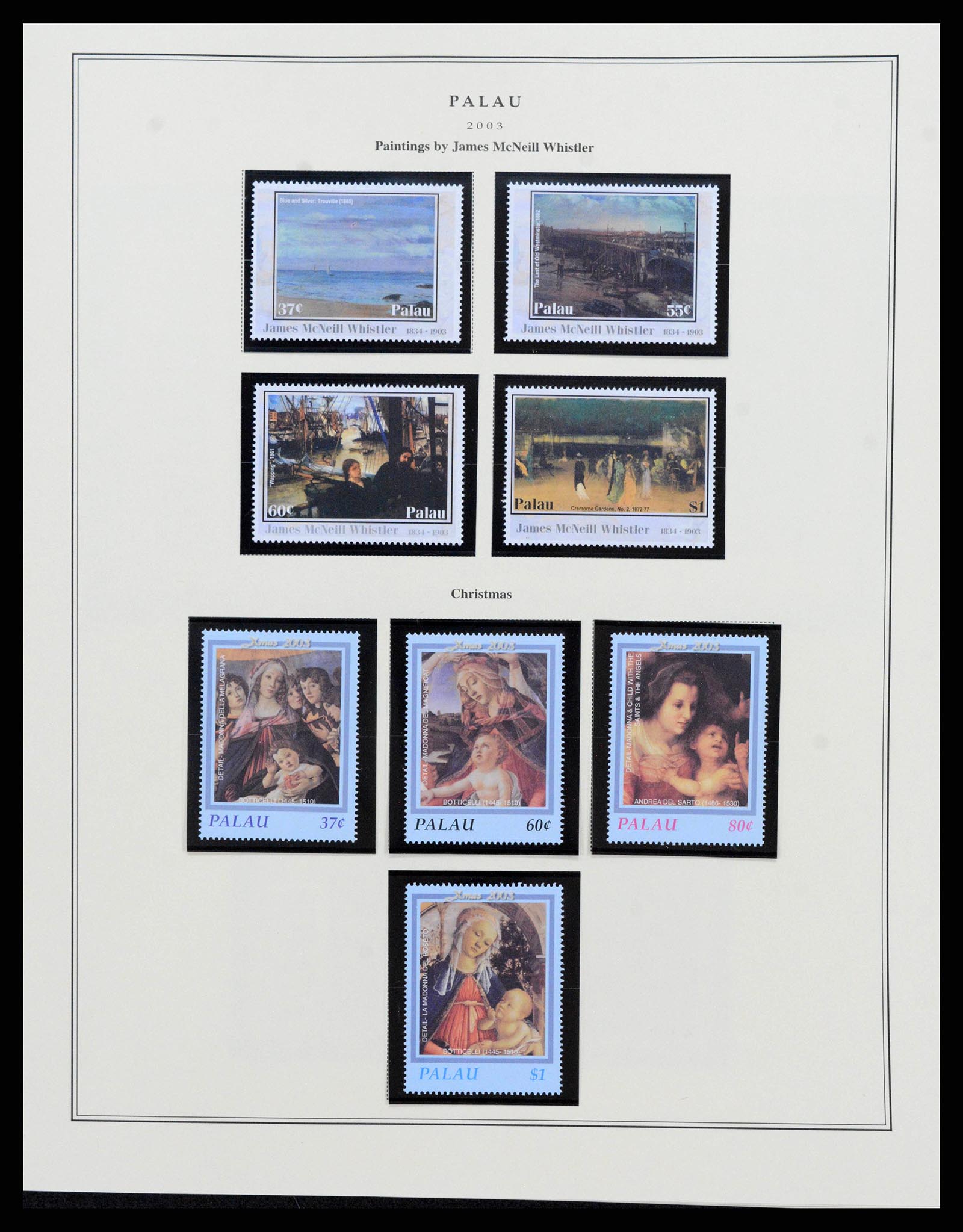 38342 0042 - Postzegelverzameling 38342 Palau 1984-2016!