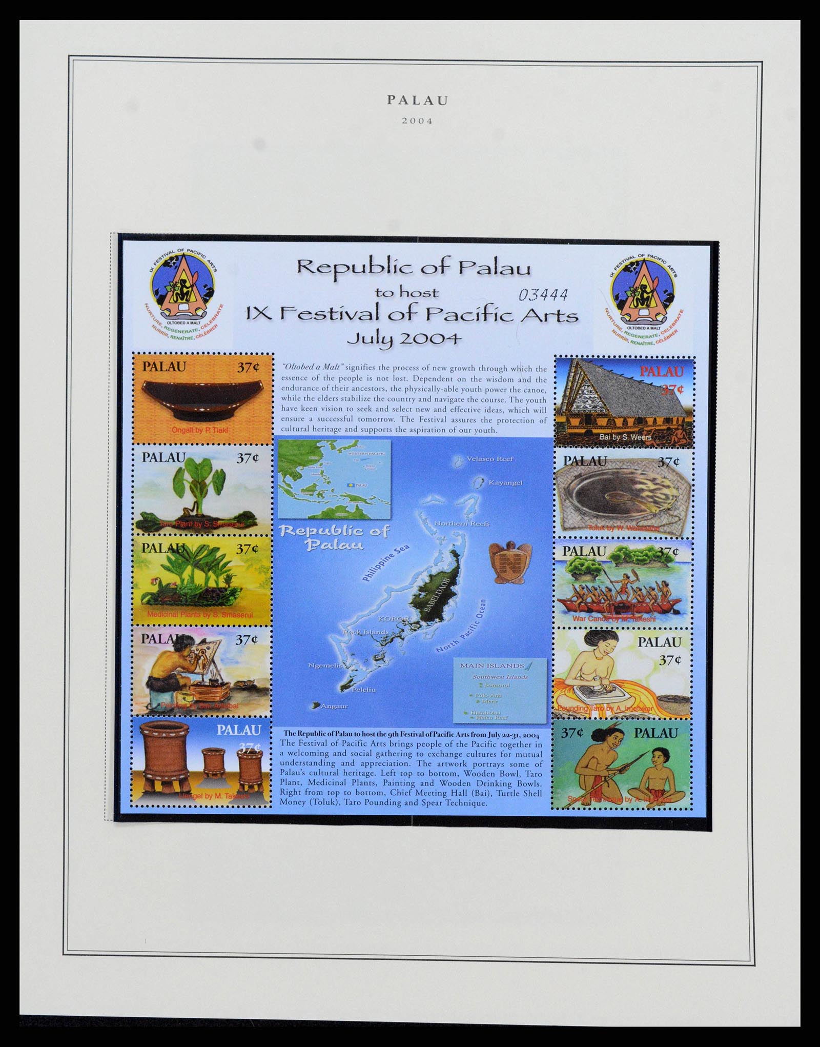 38342 0056 - Postzegelverzameling 38342 Palau 1984-2016!