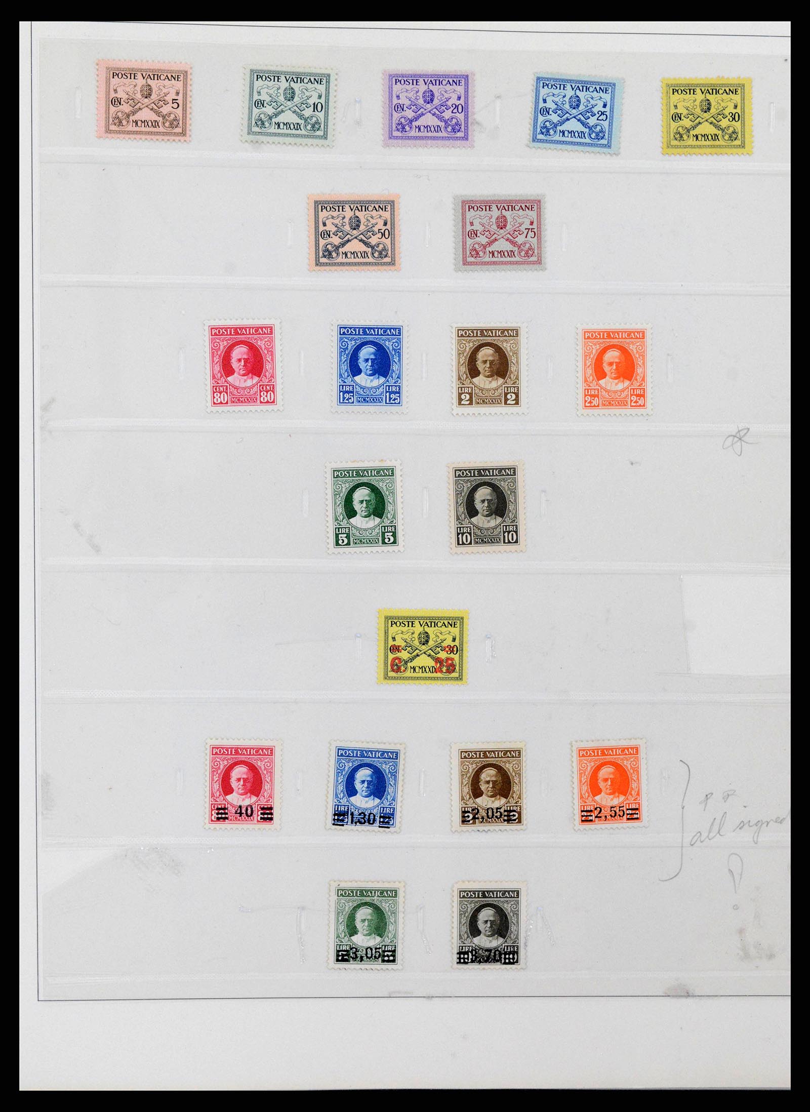 38345 0001 - Postzegelverzameling 38345 Vaticaan compleet 1929-2011.