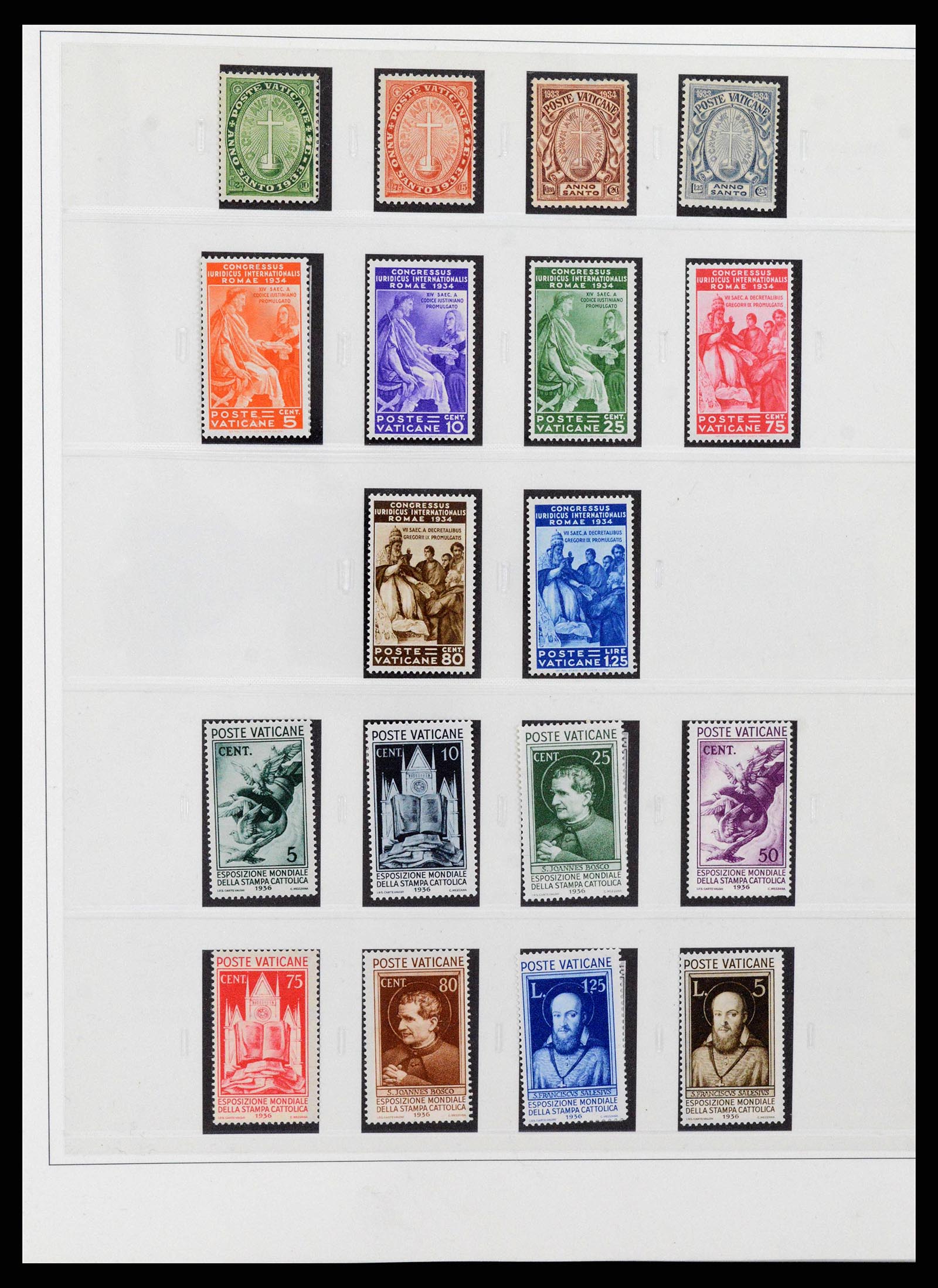 38345 0002 - Postzegelverzameling 38345 Vaticaan compleet 1929-2011.