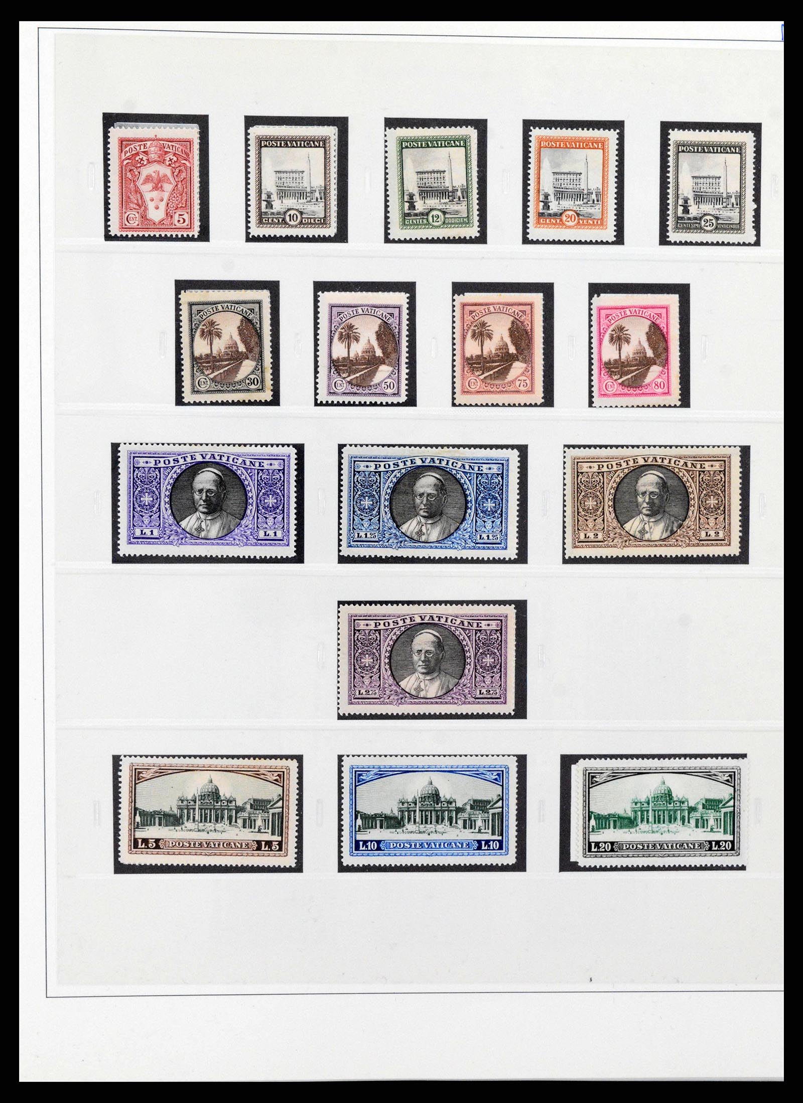 38345 0003 - Postzegelverzameling 38345 Vaticaan compleet 1929-2011.