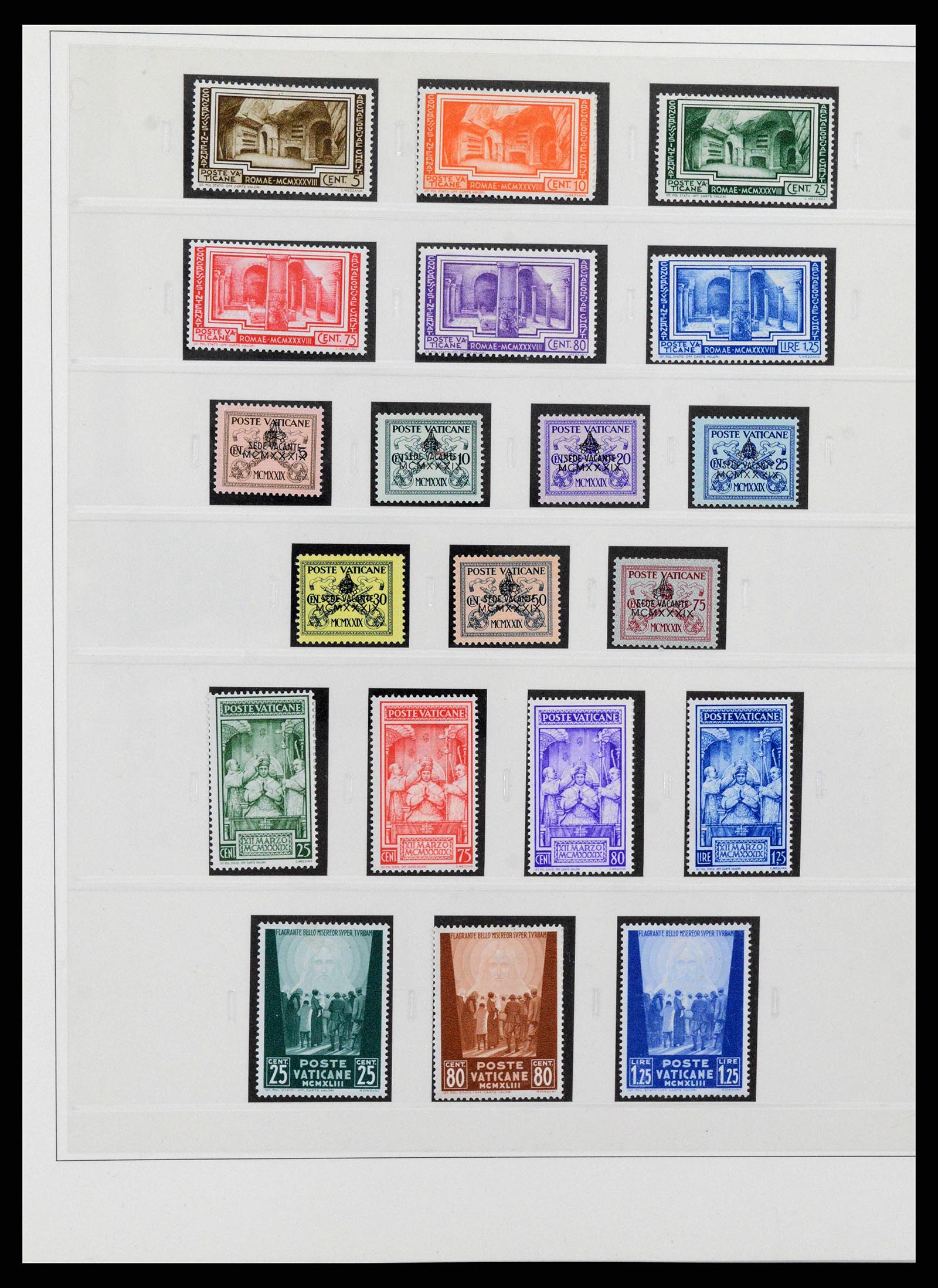 38345 0004 - Postzegelverzameling 38345 Vaticaan compleet 1929-2011.