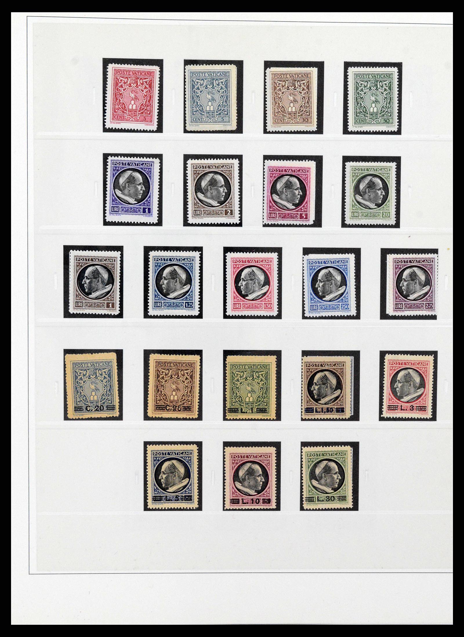38345 0005 - Postzegelverzameling 38345 Vaticaan compleet 1929-2011.