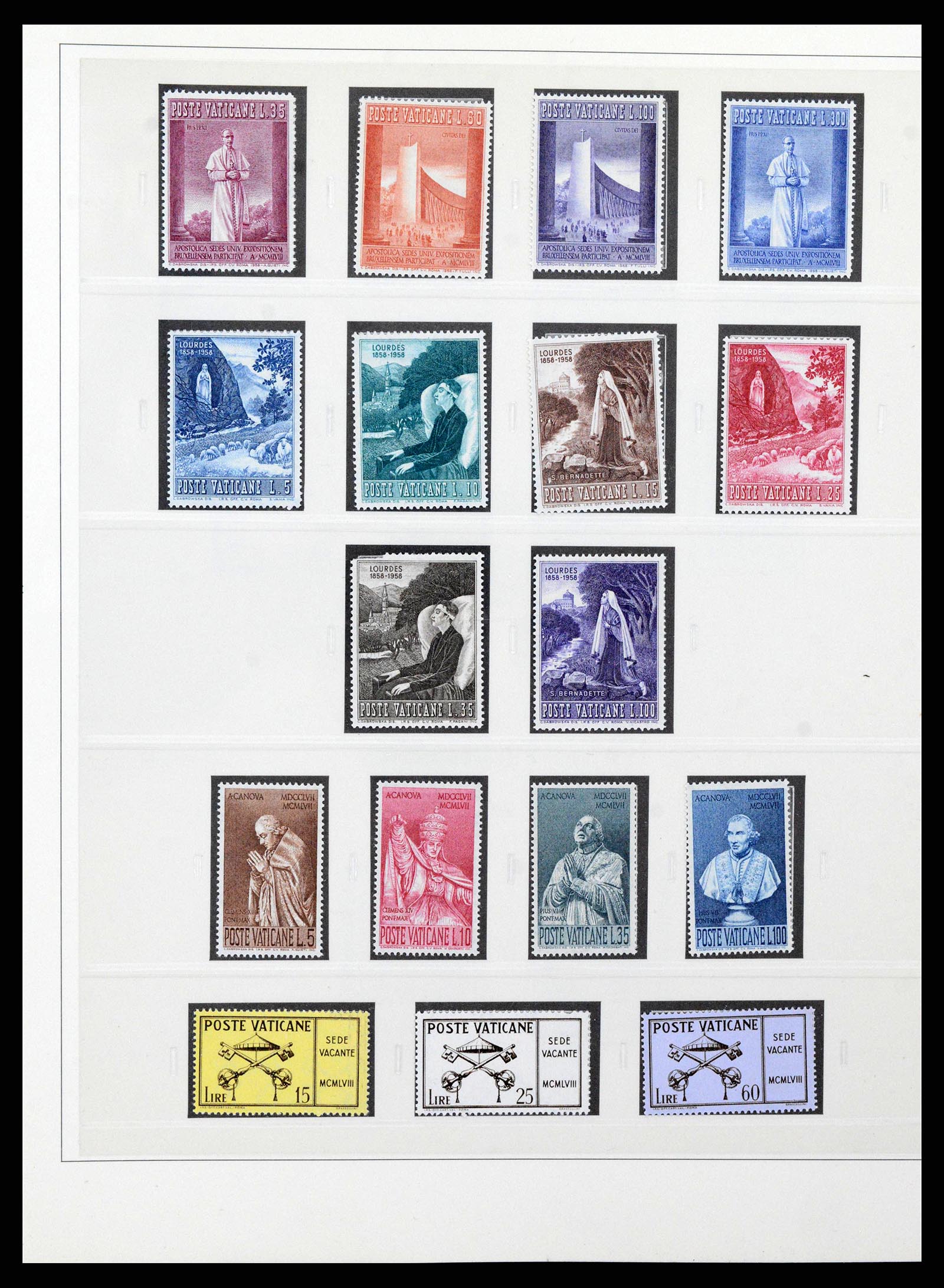 38345 0017 - Postzegelverzameling 38345 Vaticaan compleet 1929-2011.