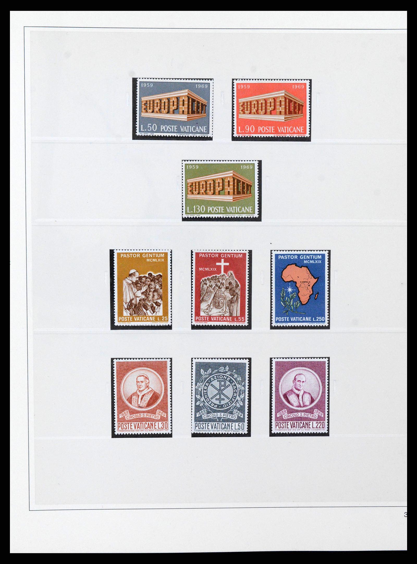 38345 0039 - Stamp collection 38345 Vatican complete 1929-2011.