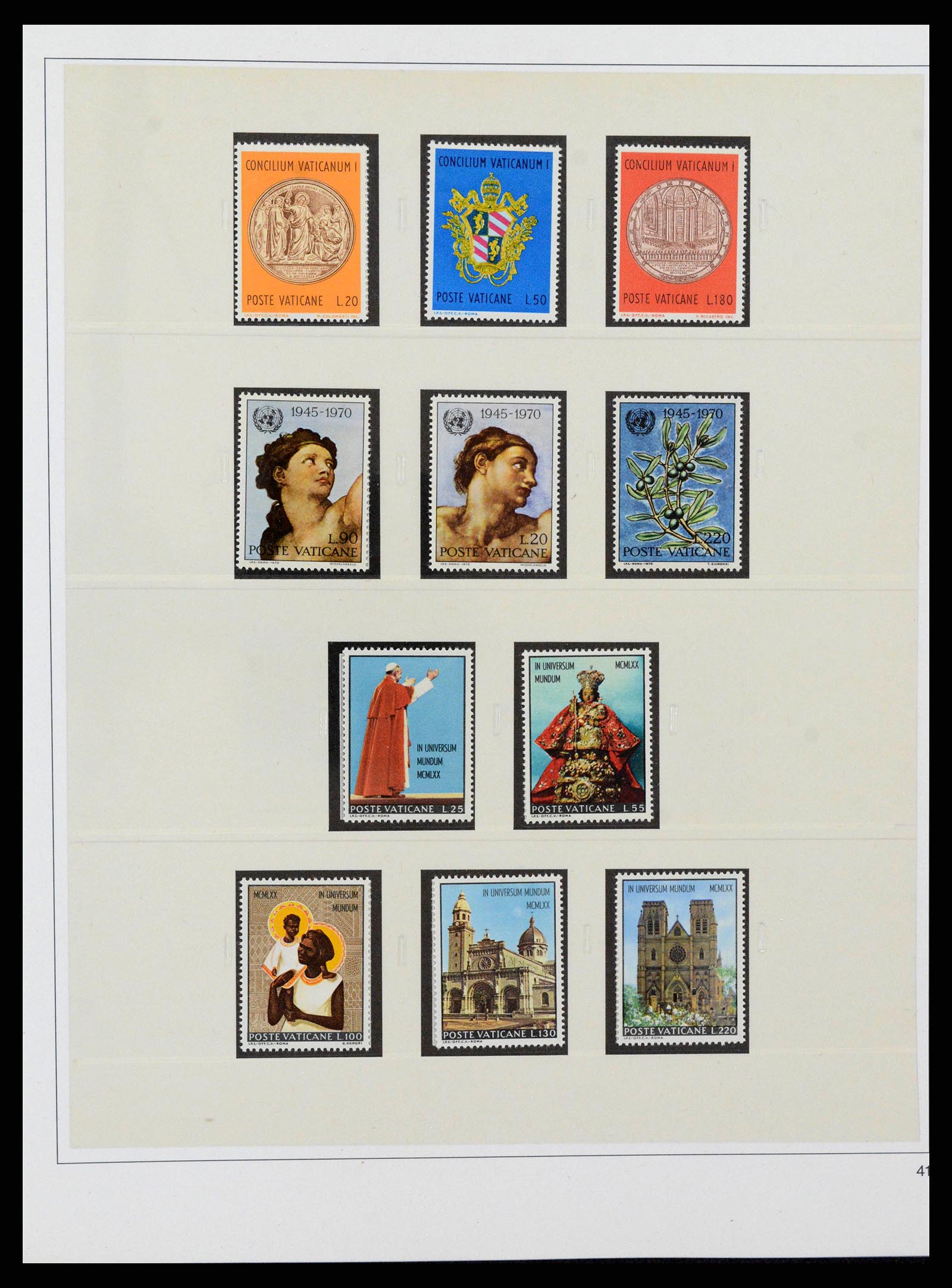 38345 0041 - Postzegelverzameling 38345 Vaticaan compleet 1929-2011.