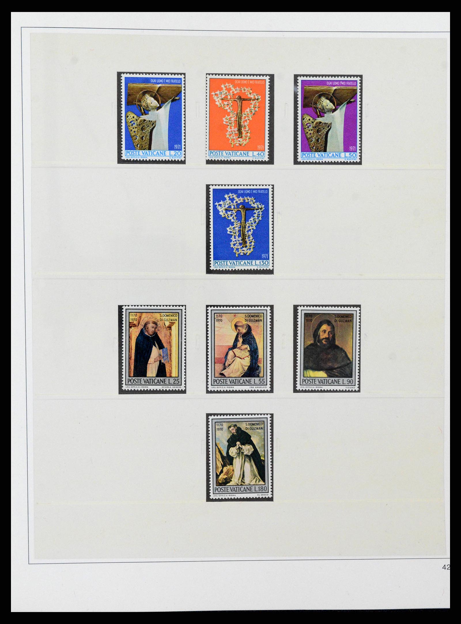 38345 0042 - Postzegelverzameling 38345 Vaticaan compleet 1929-2011.