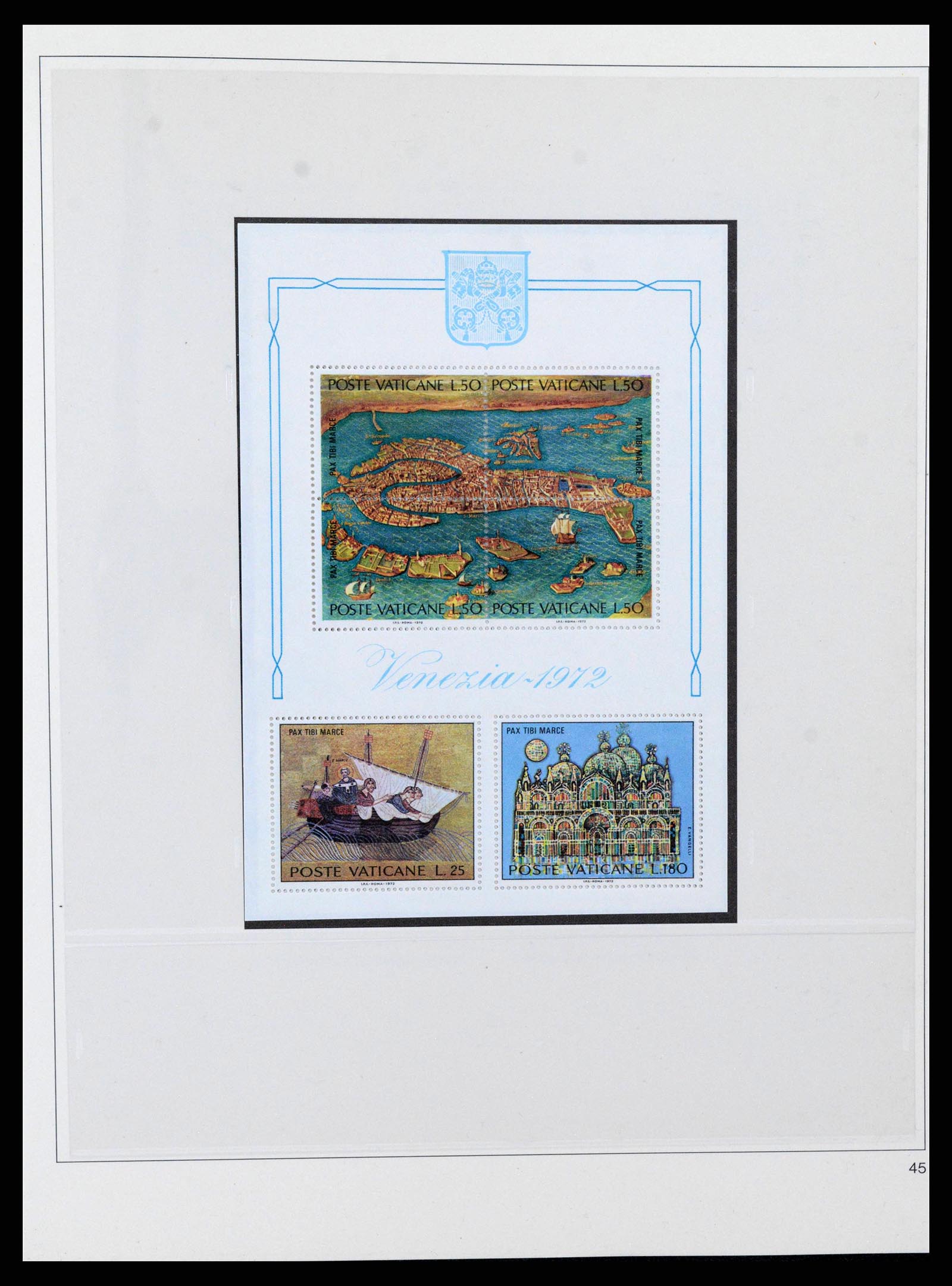 38345 0045 - Postzegelverzameling 38345 Vaticaan compleet 1929-2011.