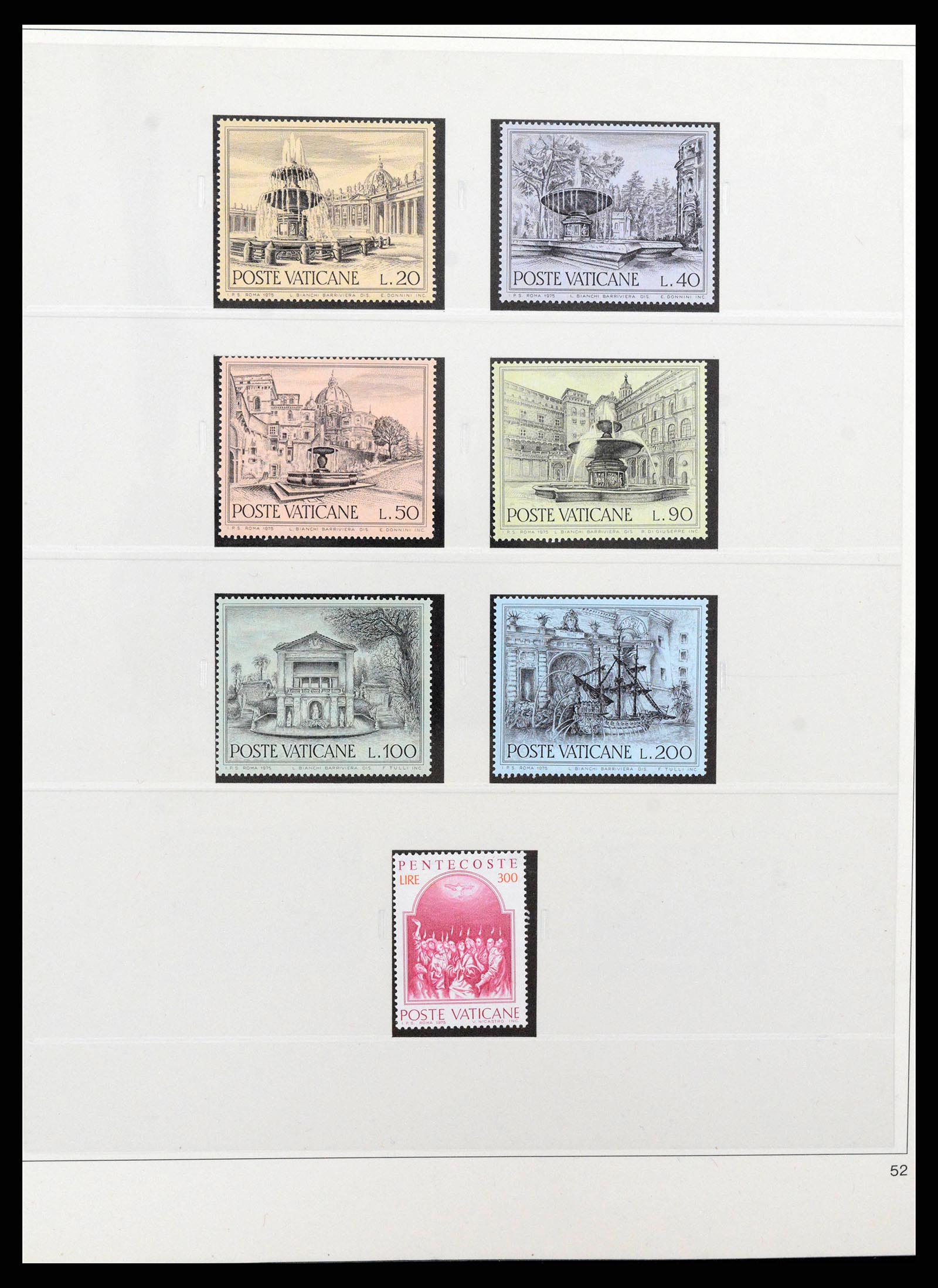 38345 0052 - Postzegelverzameling 38345 Vaticaan compleet 1929-2011.
