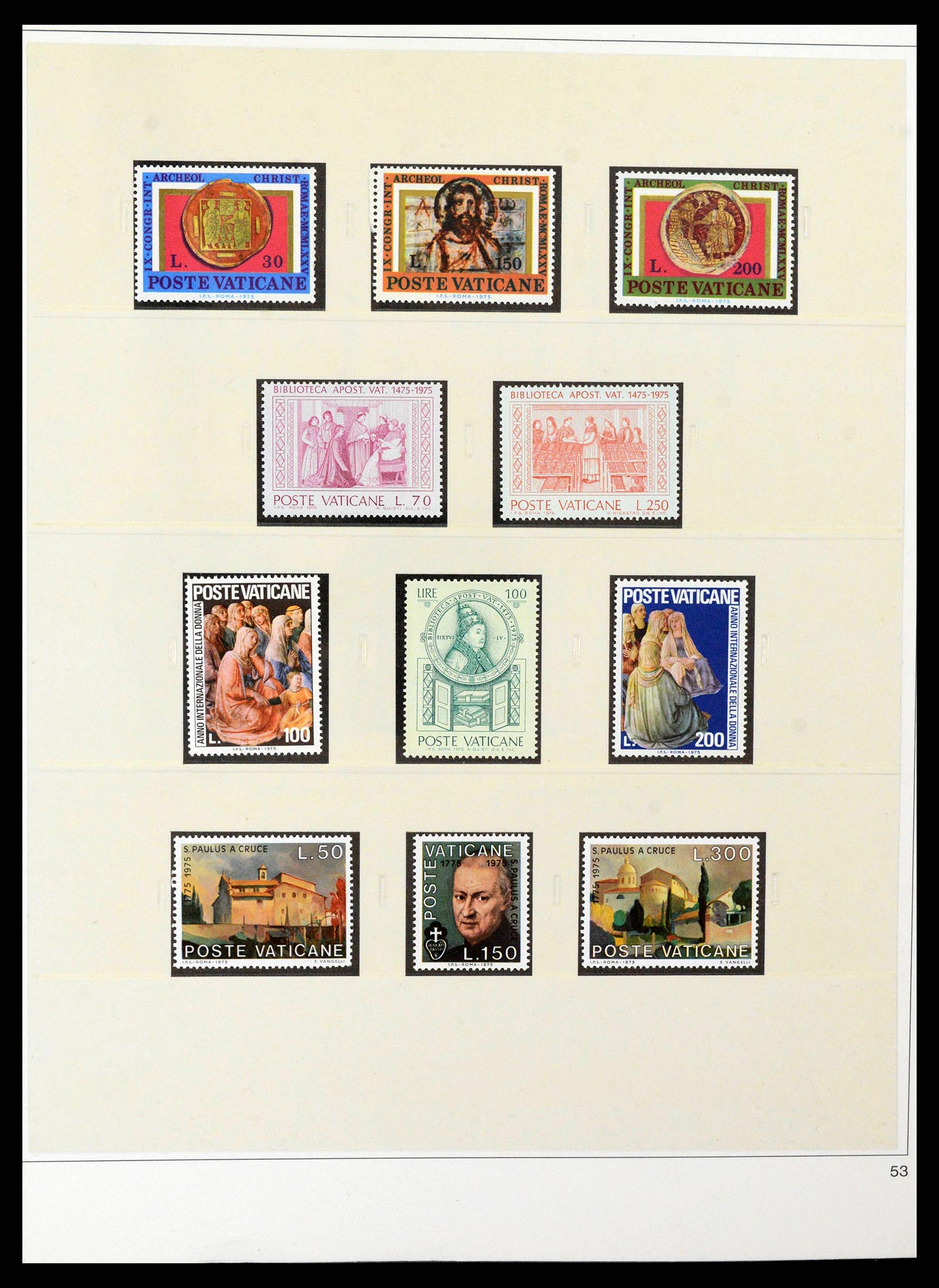 38345 0053 - Postzegelverzameling 38345 Vaticaan compleet 1929-2011.