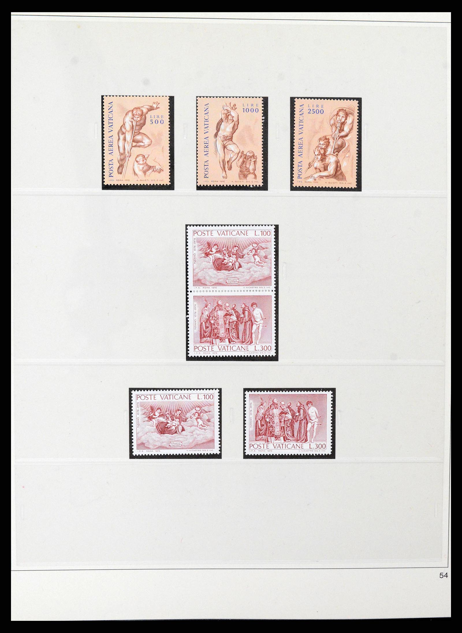 38345 0054 - Postzegelverzameling 38345 Vaticaan compleet 1929-2011.
