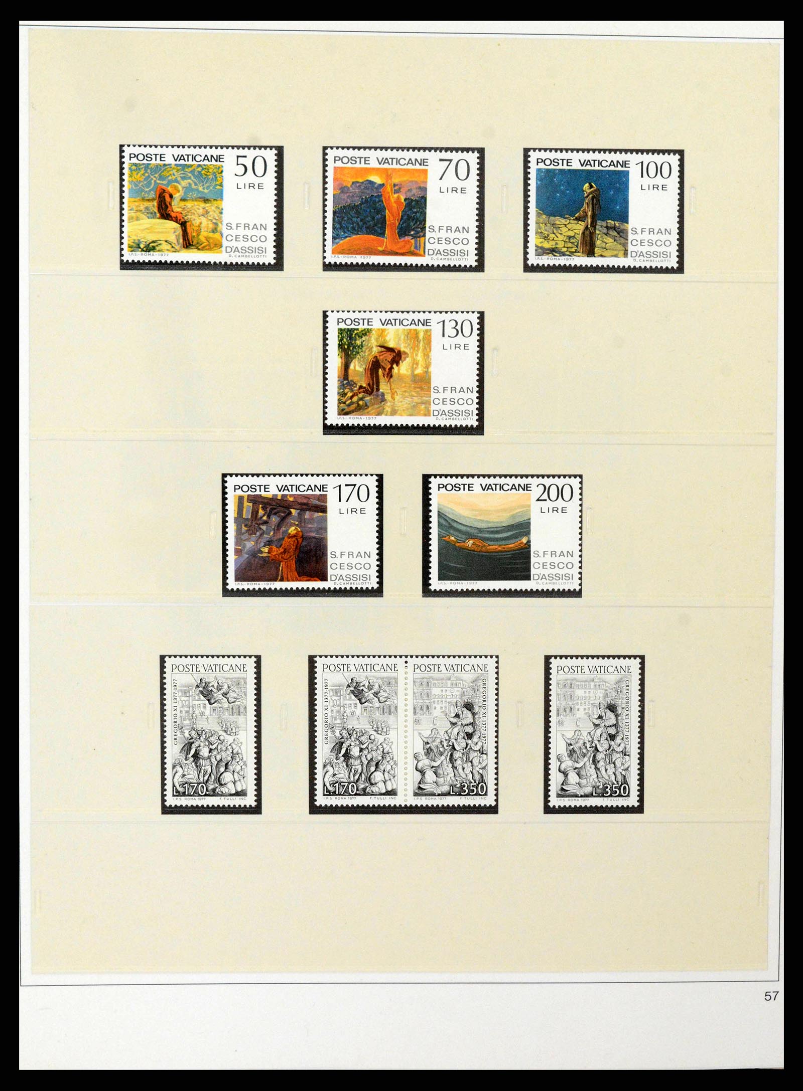 38345 0057 - Postzegelverzameling 38345 Vaticaan compleet 1929-2011.