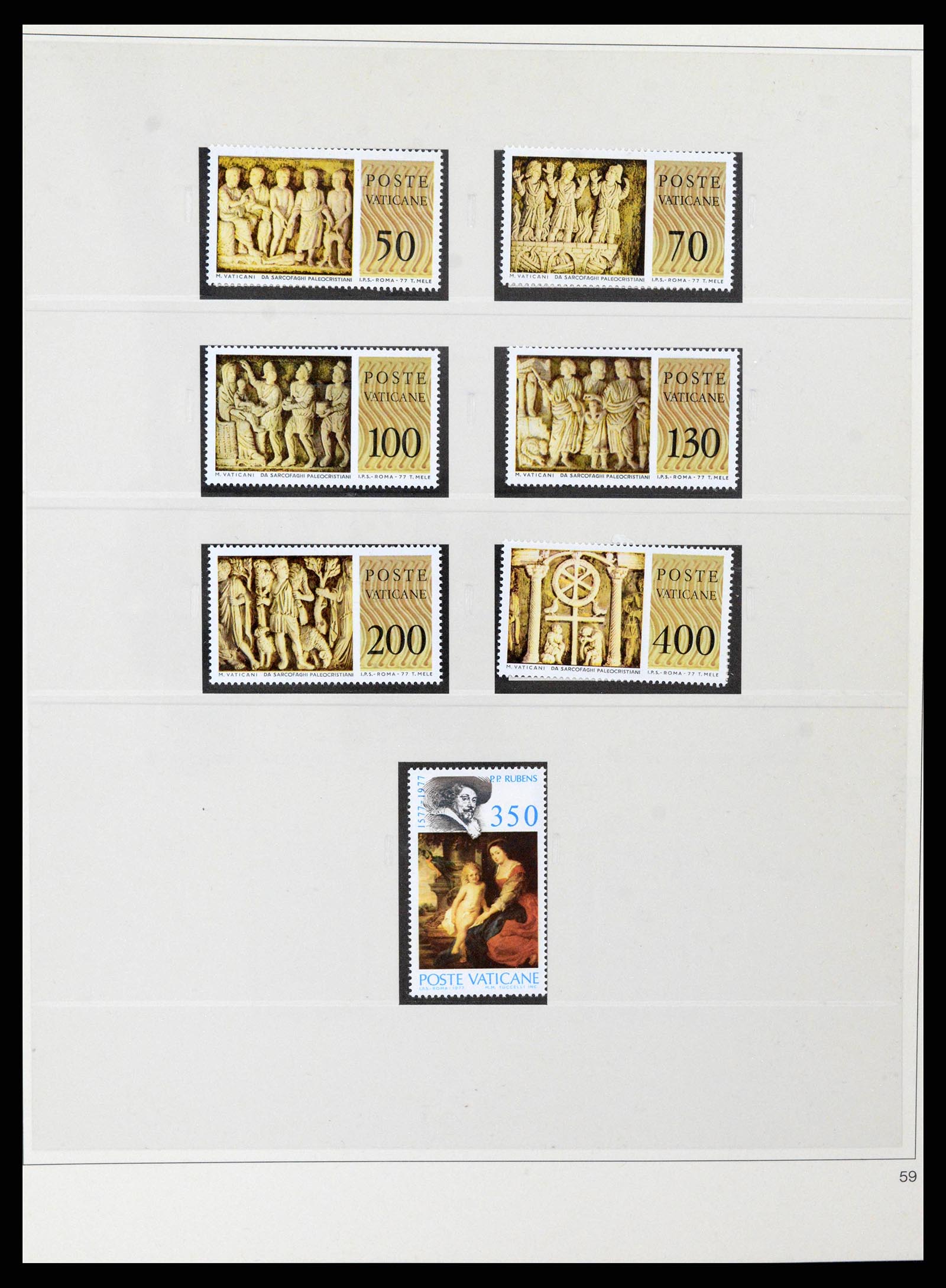 38345 0059 - Postzegelverzameling 38345 Vaticaan compleet 1929-2011.