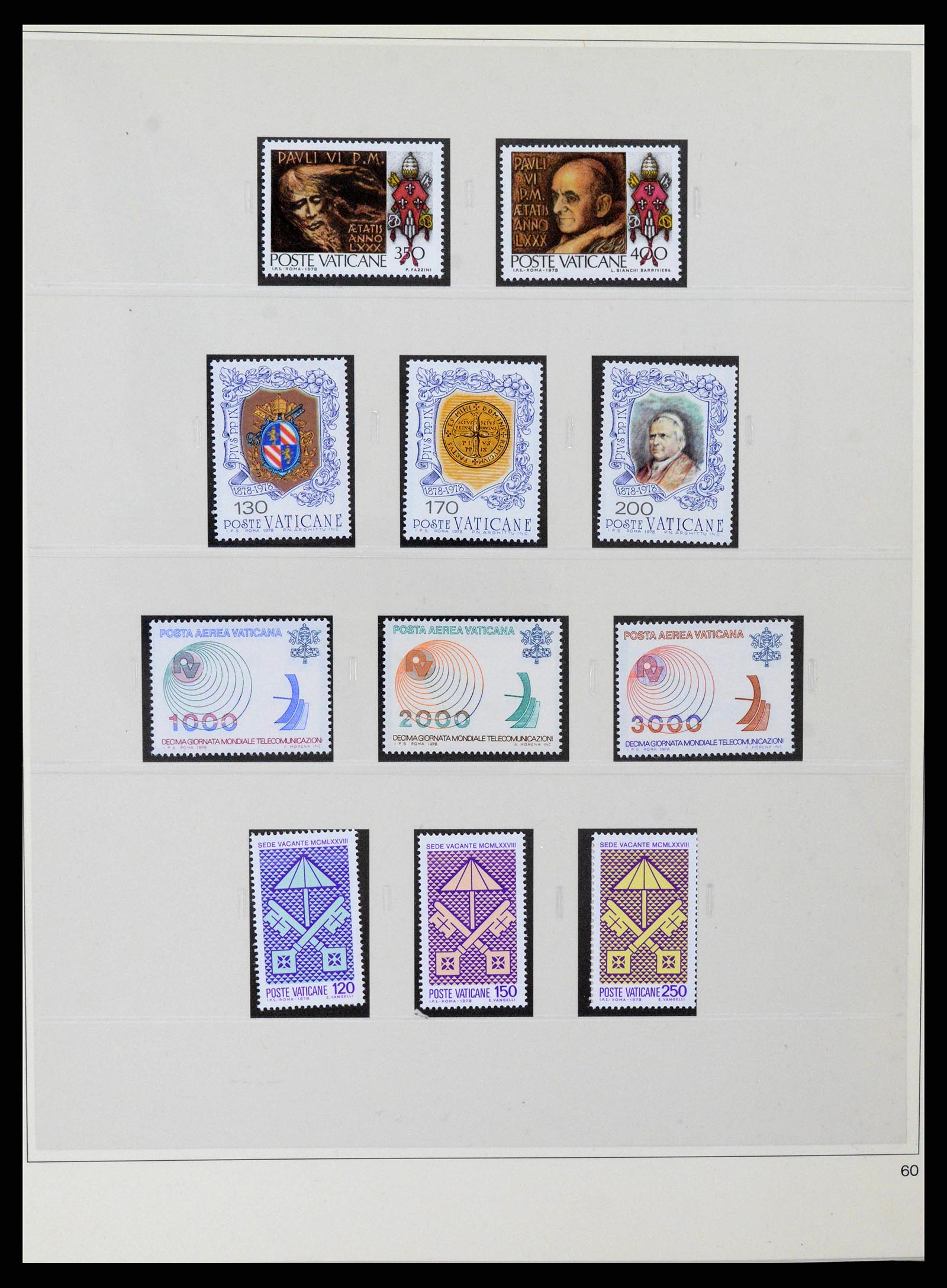 38345 0060 - Postzegelverzameling 38345 Vaticaan compleet 1929-2011.