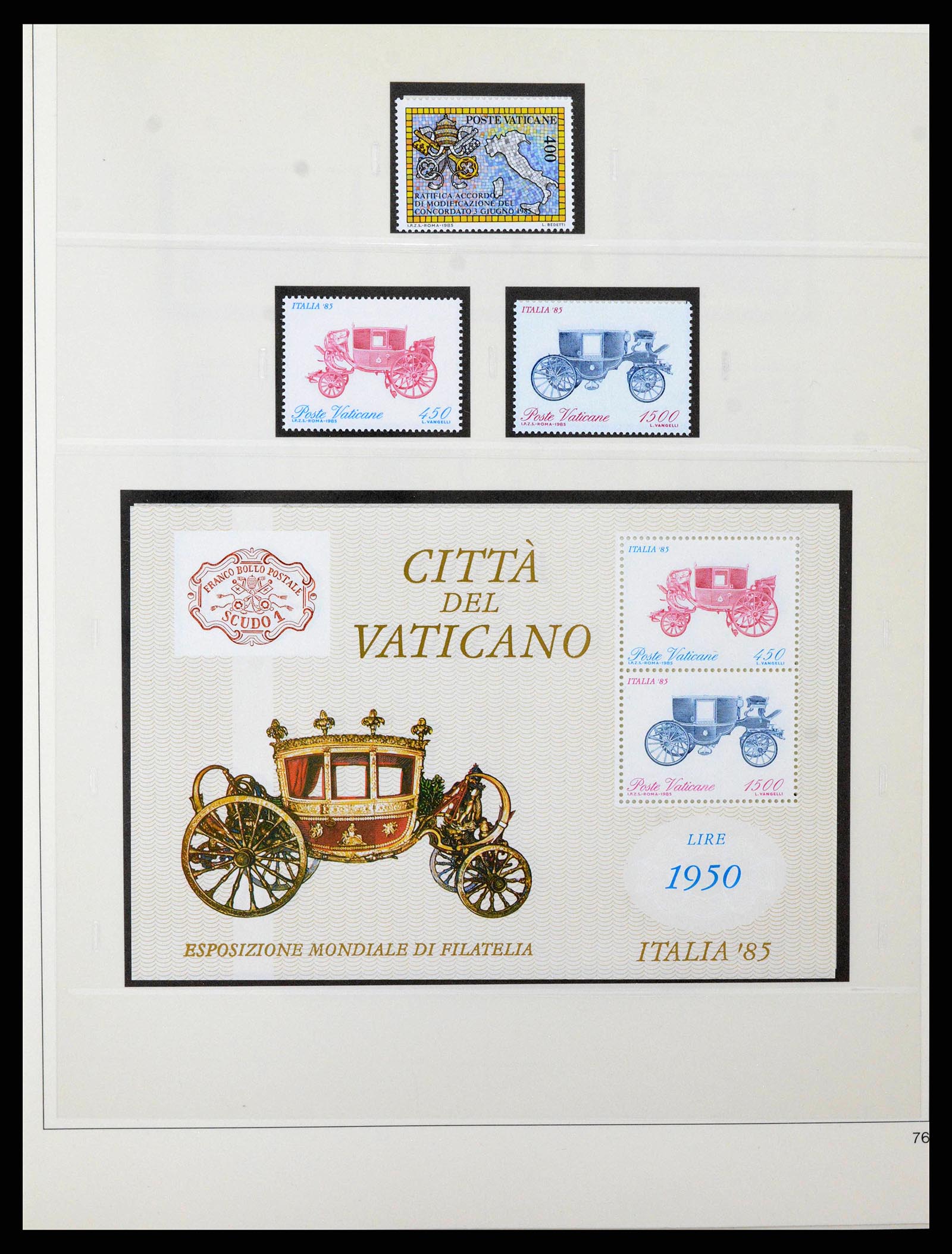38345 0076 - Stamp collection 38345 Vatican complete 1929-2011.