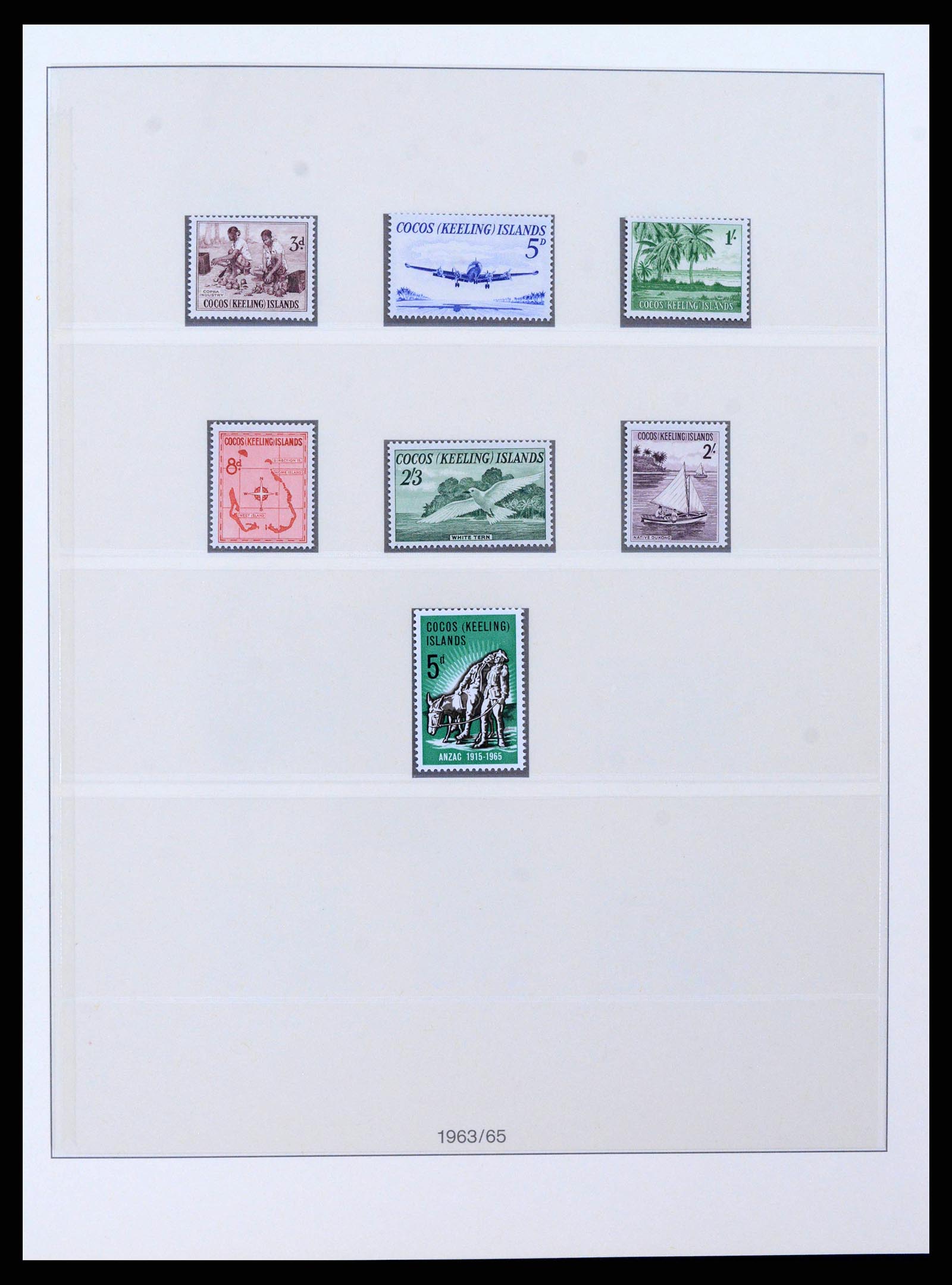 38347 0001 - Stamp collection 38347 Cocos Island complete 1963-2017!!