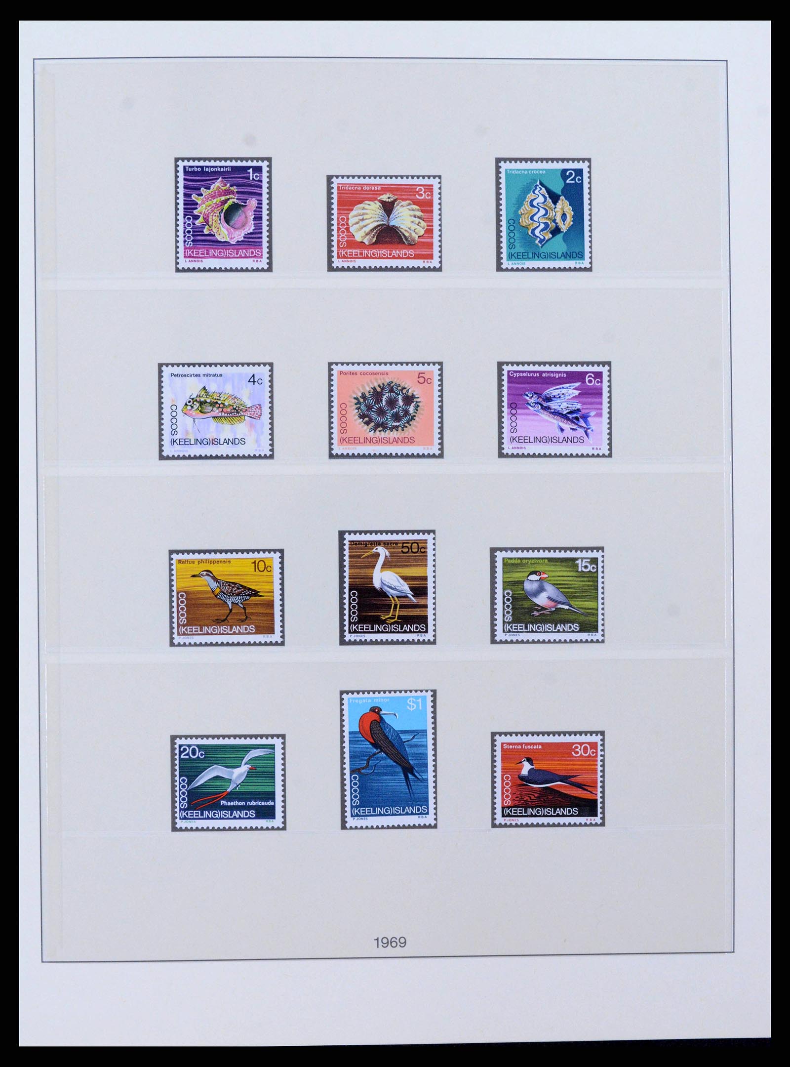 38347 0002 - Stamp collection 38347 Cocos Island complete 1963-2017!!