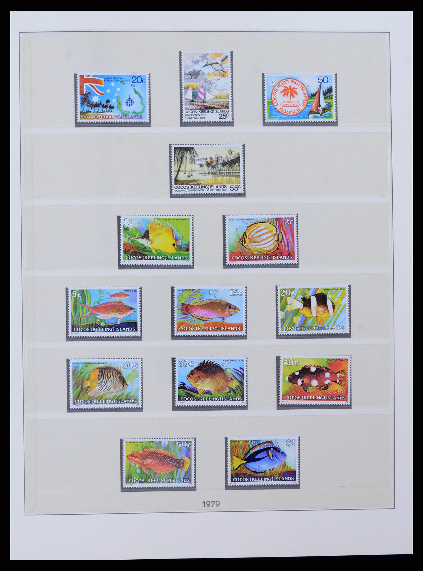 38347 0004 - Stamp collection 38347 Cocos Island complete 1963-2017!!