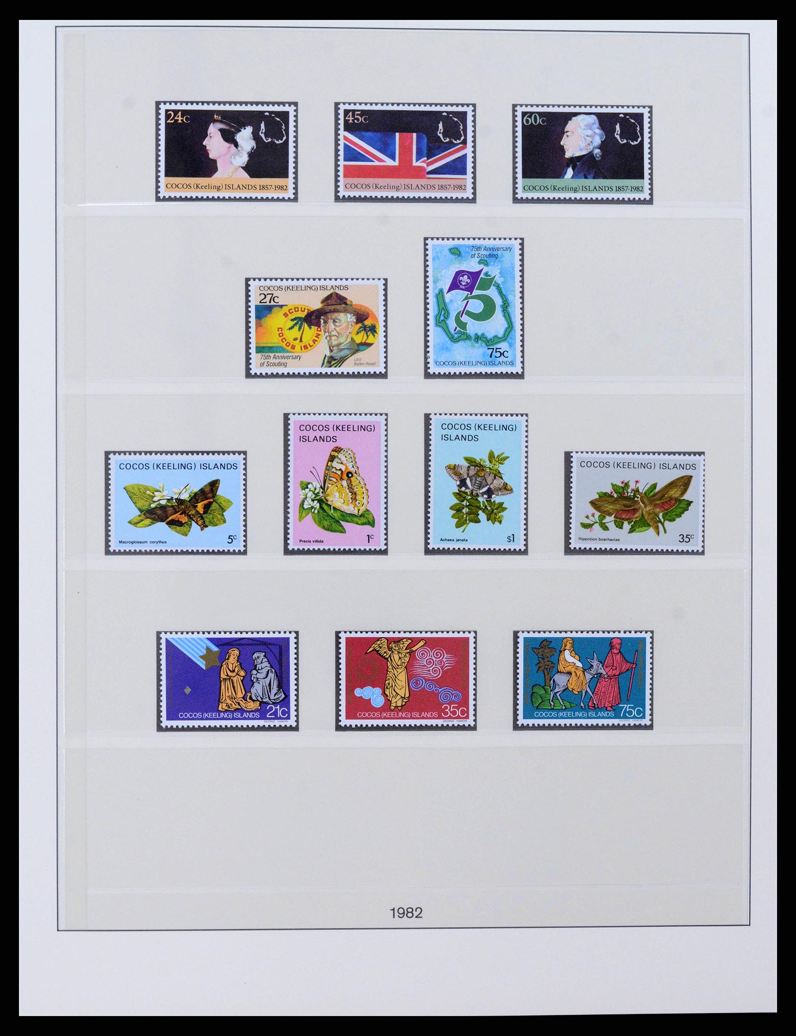38347 0008 - Stamp collection 38347 Cocos Island complete 1963-2017!!
