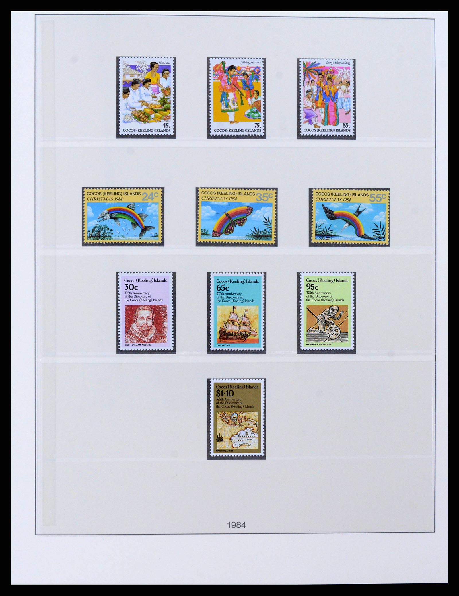 38347 0010 - Stamp collection 38347 Cocos Island complete 1963-2017!!