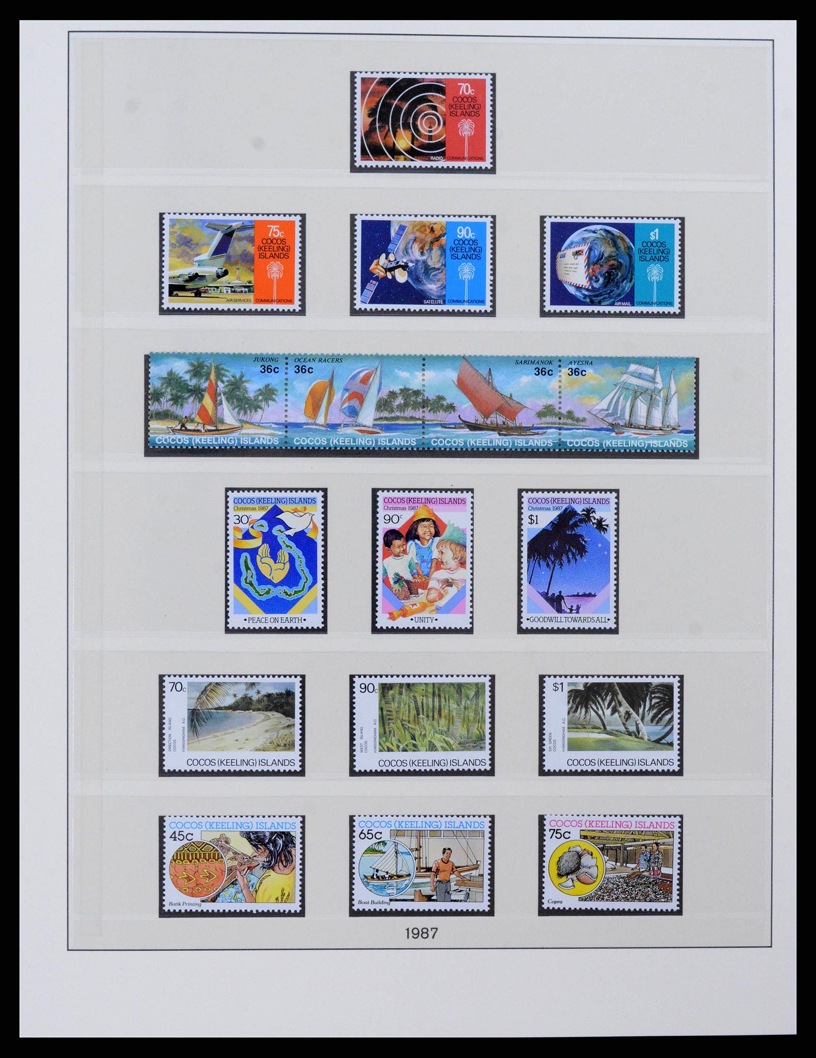 38347 0017 - Stamp collection 38347 Cocos Island complete 1963-2017!!