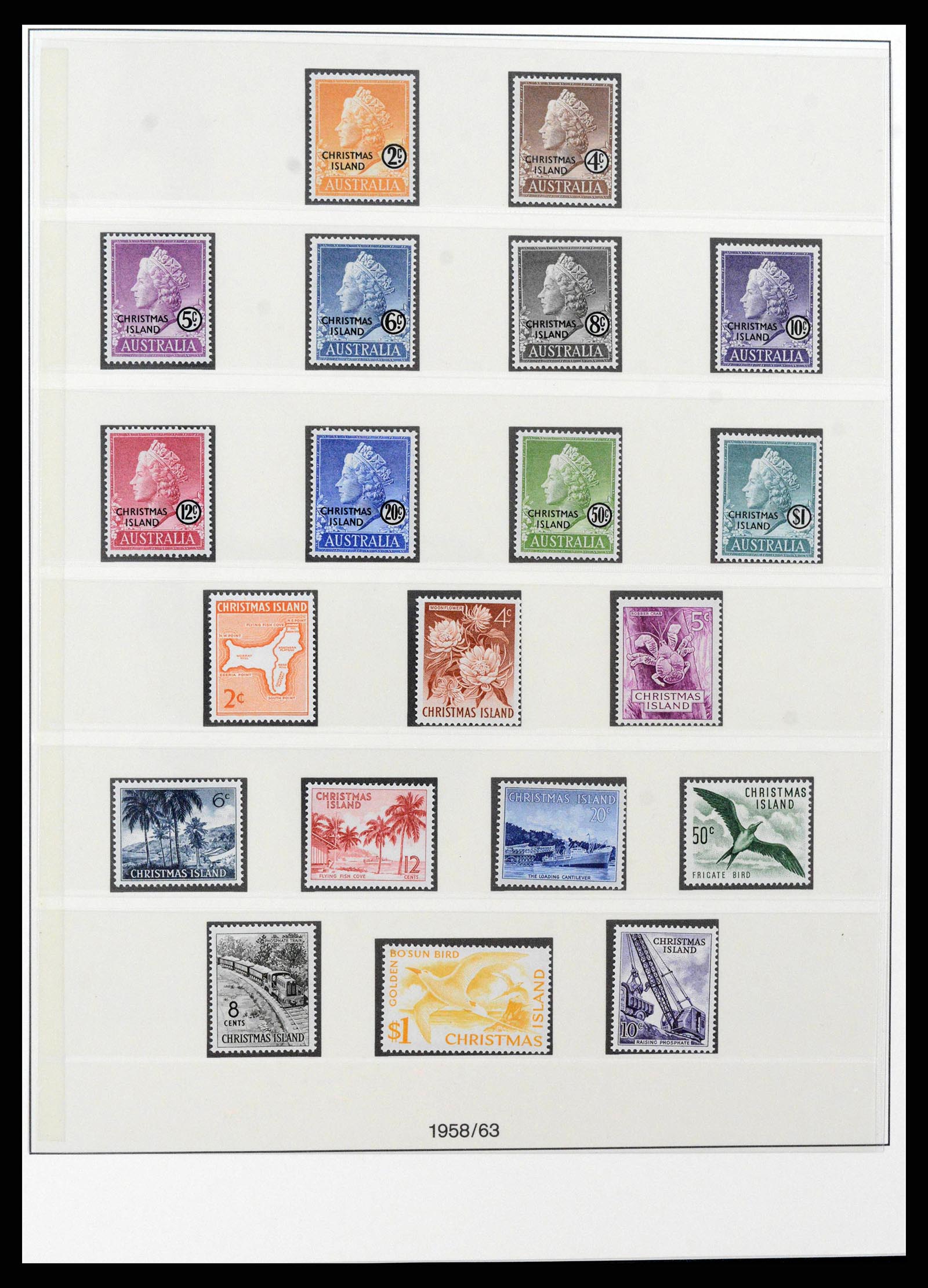 38348 0001 - Stamp collection 38348 Christmas Island complete 1958-2017!!