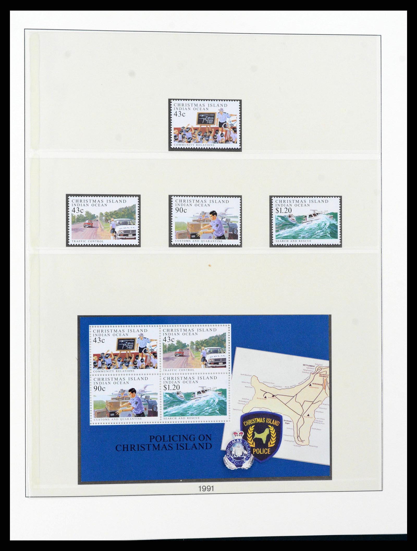 38348 0035 - Postzegelverzameling 38348 Christmas Island compleet 1958-2017!!