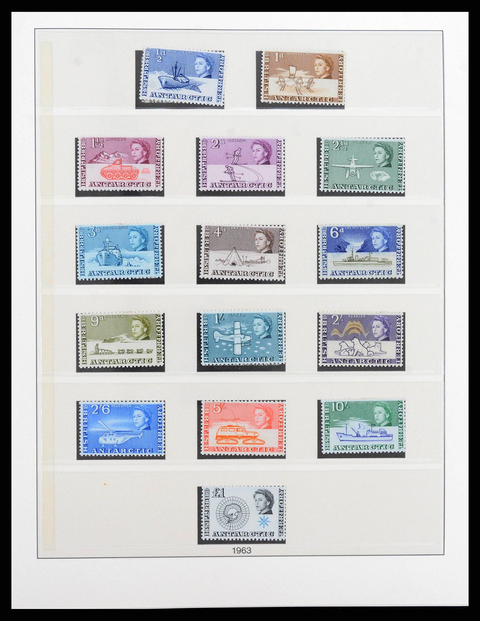 38349 0001 - Stamp collection 38349 British Antarctic Territory complete 1963-2017!!